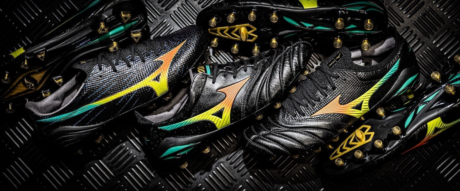 Mizuno Bright Black Pack: Morelia Neo V & Alpha III | Ultra Football