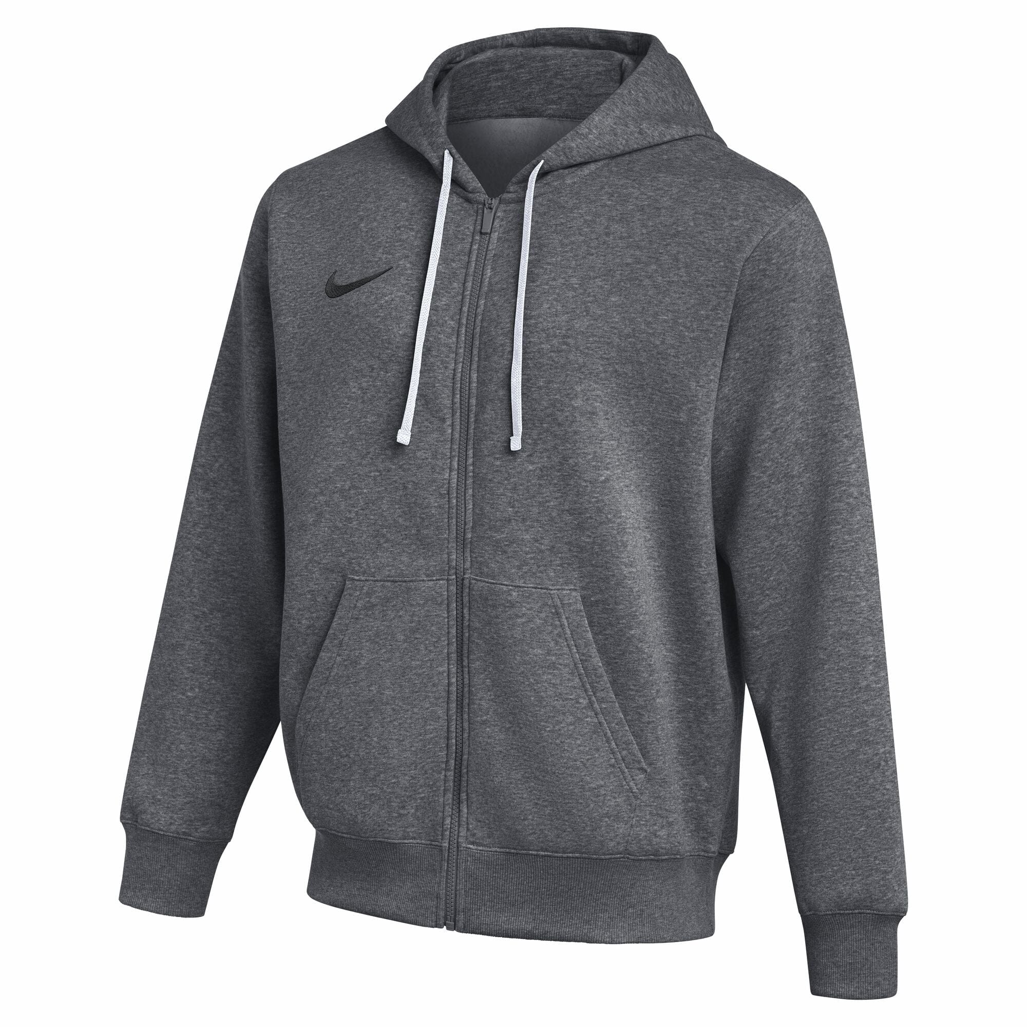 nike tape poly full zip hoodie grey