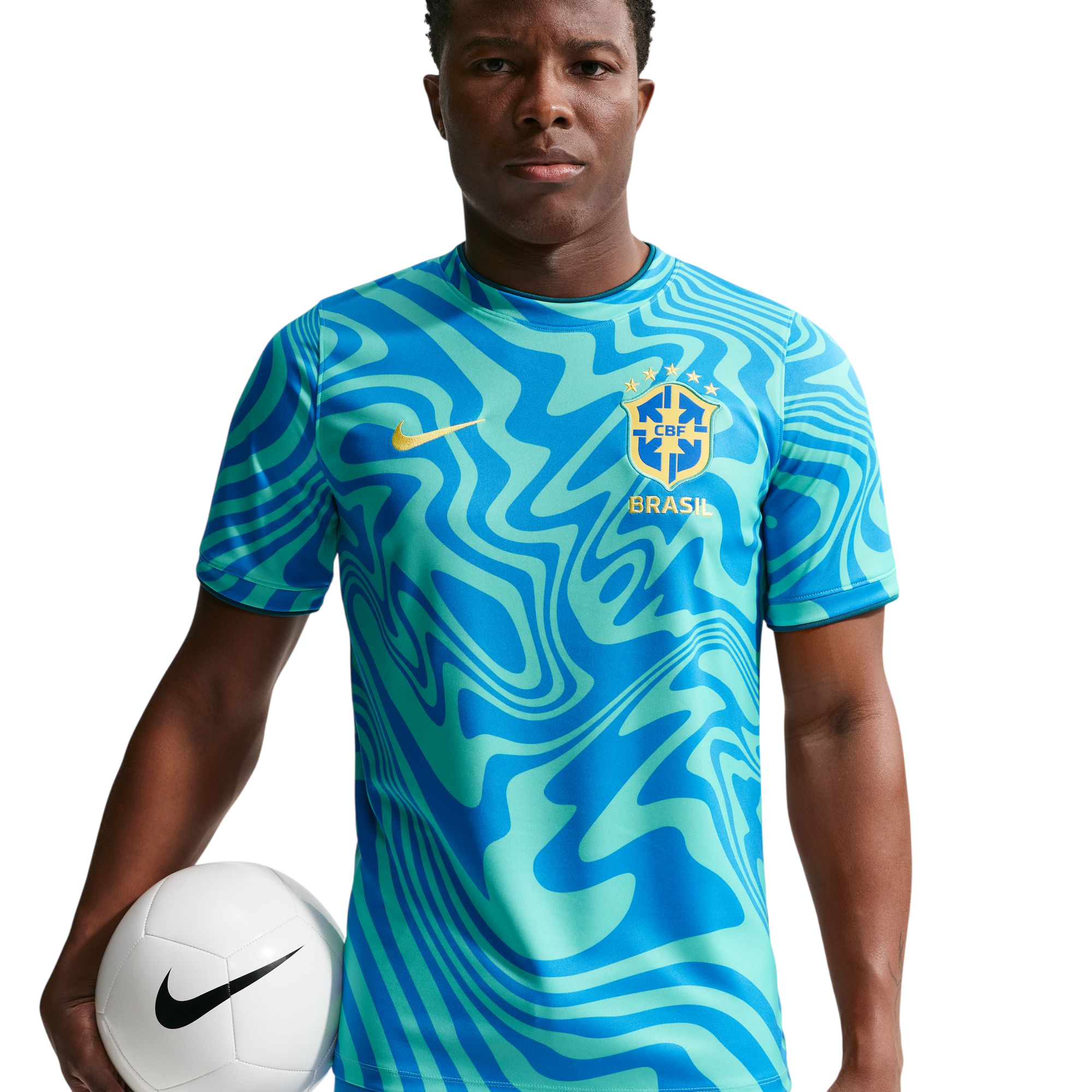 FLUSS needle punch football shirts 花柄 Brazil 26/27 Pre Match Jersey (IH1662-369) | Ultra Football