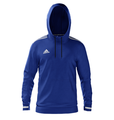 Team 19 Pullover Hoodie Youth (DW6784-BW) Blue w/ White Three Stripes