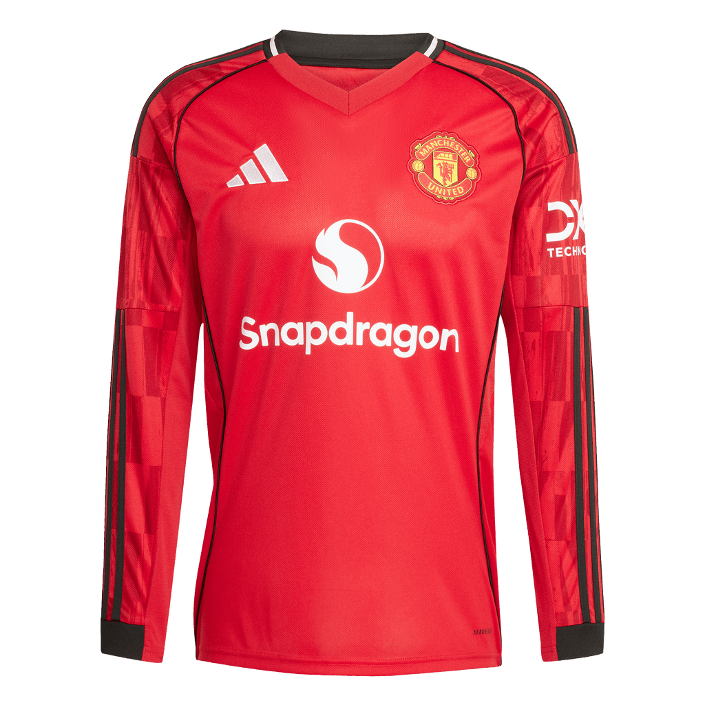 Manchester United 25/26 Long Sleeve Home Jersey (JP3037)