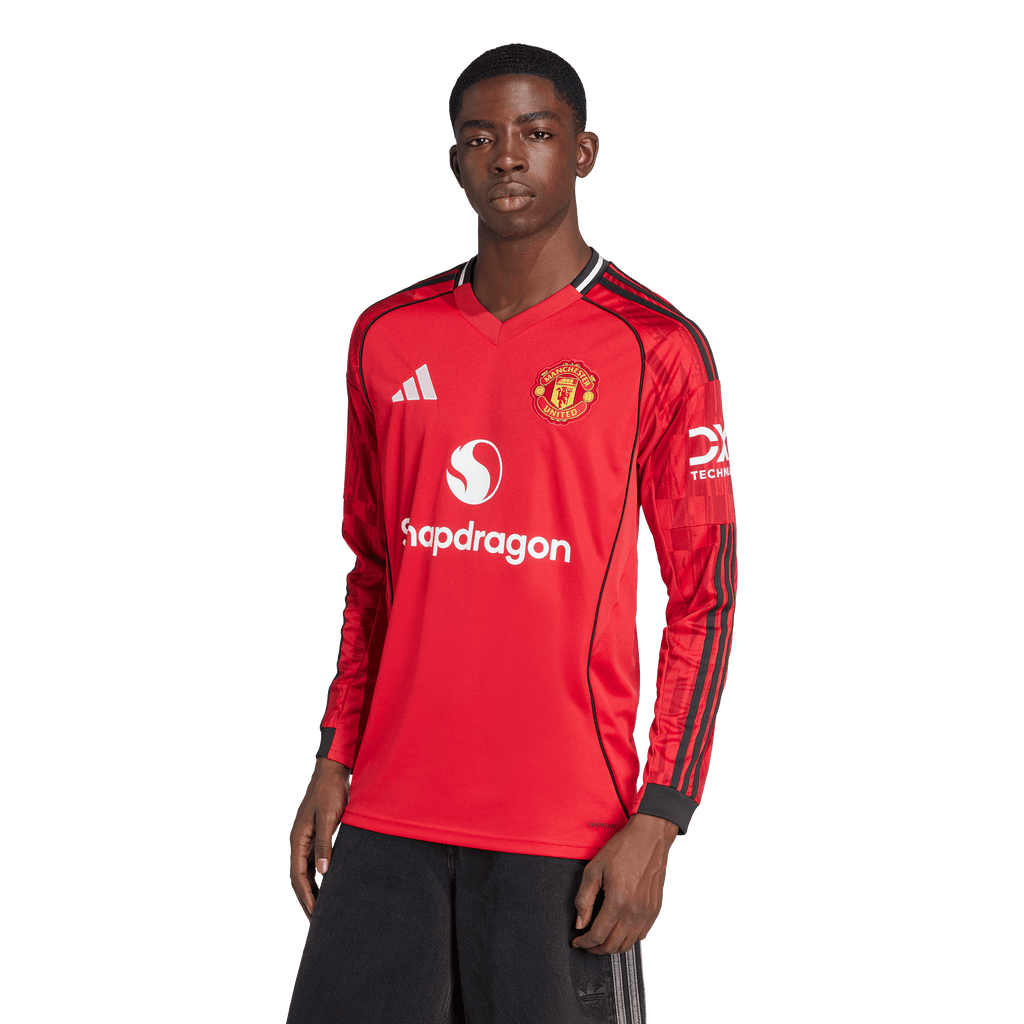 Manchester United 25/26 Long Sleeve Home Jersey (JP3037)