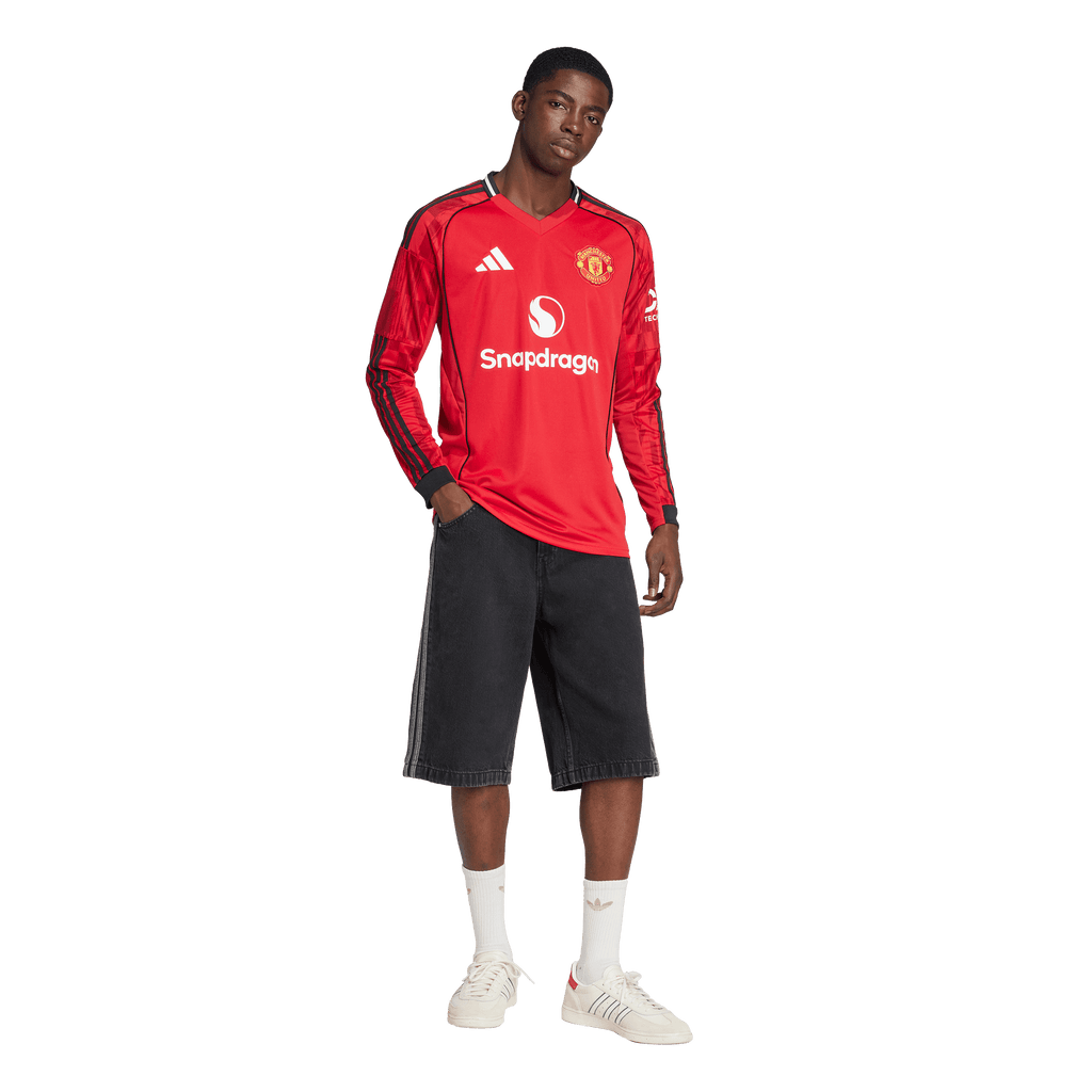 Manchester United 25/26 Long Sleeve Home Jersey (JP3037)