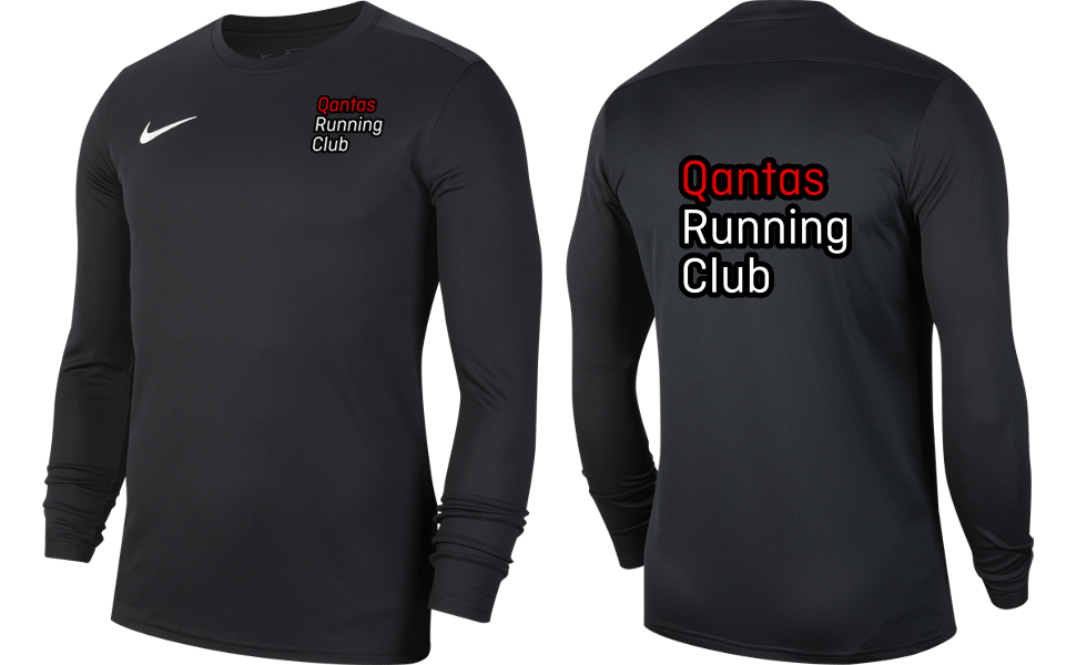 QANTAS RUN CLUB Men's Park 7 Long Sleeve Jersey