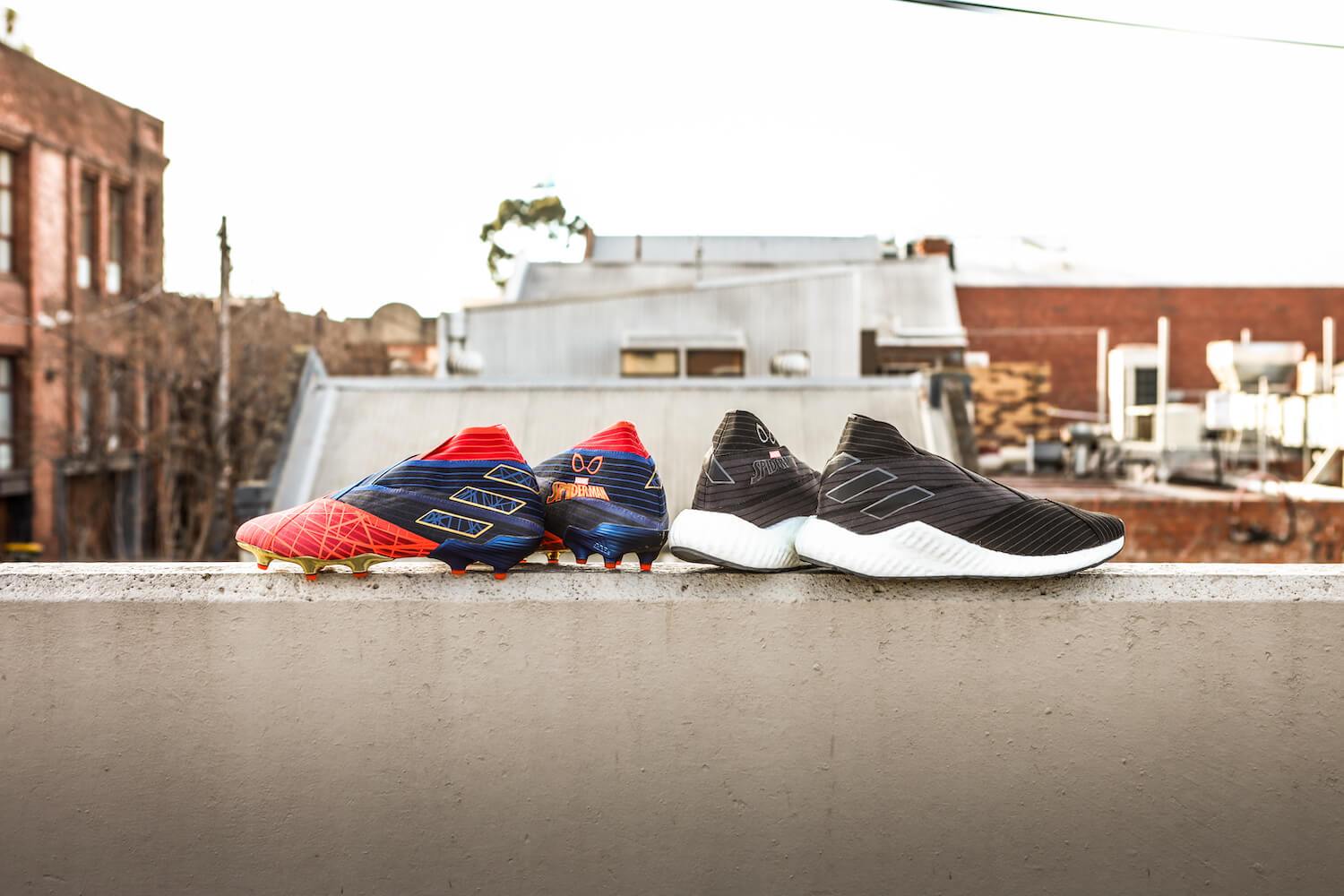 Adidas launch the Marvel Spiderman Nemeziz Boot and AlphaBOOST trainer