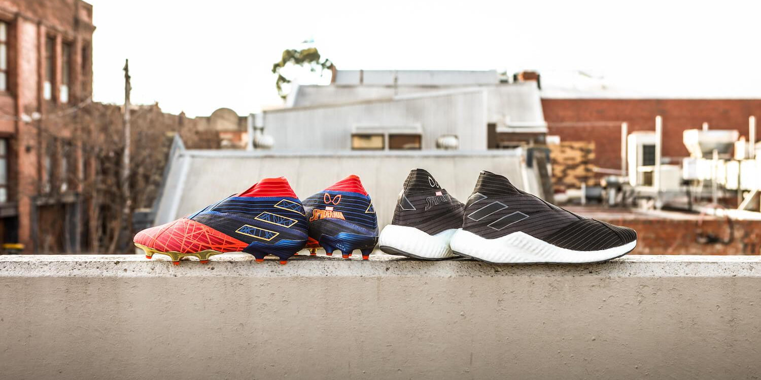 Adidas launch the Marvel Spiderman Nemeziz Boot and AlphaBOOST trainer