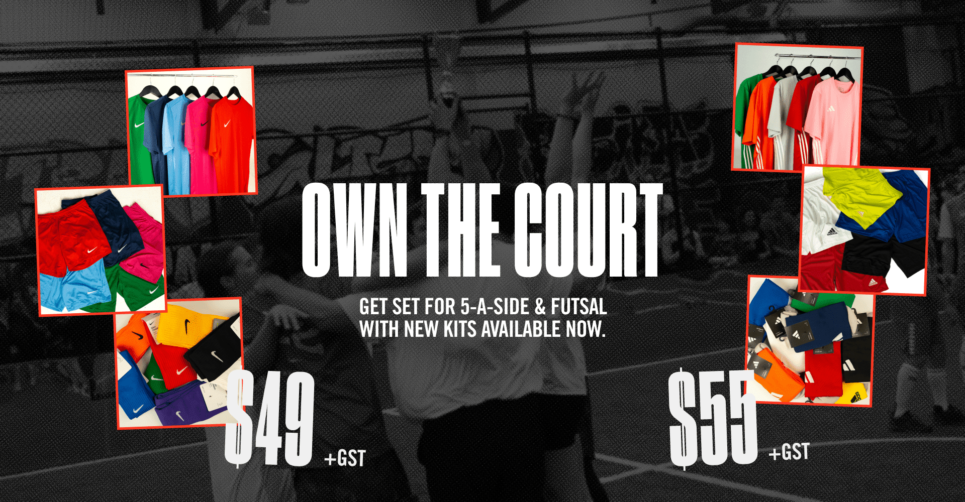 Gear Up for Futsal & 5-a-Side - Nike & adidas Full Kits starting at $49