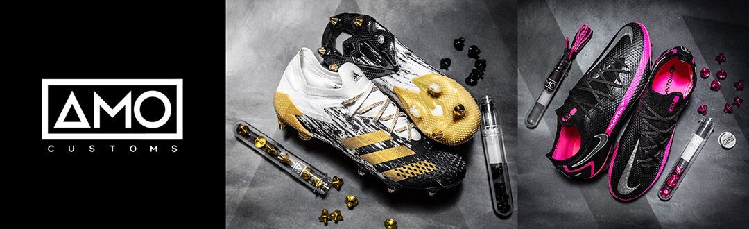 Customise your laces and studs with AMO Customs Ultra Football