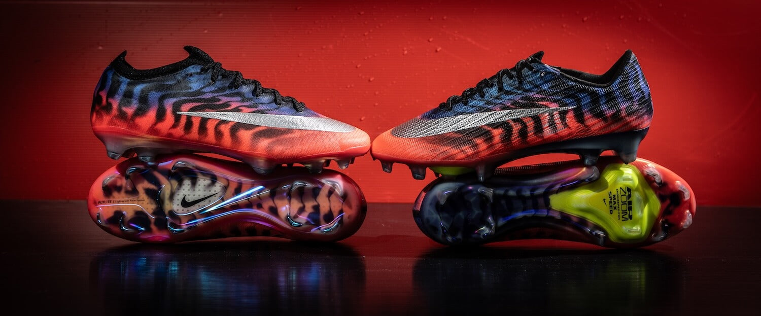 Nike Mercurial Scorpion Pack Vapor 17 and Superfly 11 football boots shown side by side