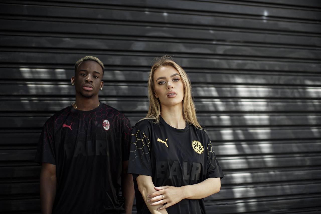 Puma x BALR. drop jerseys for Borussia Dortmund, AC Milan and Manchester City