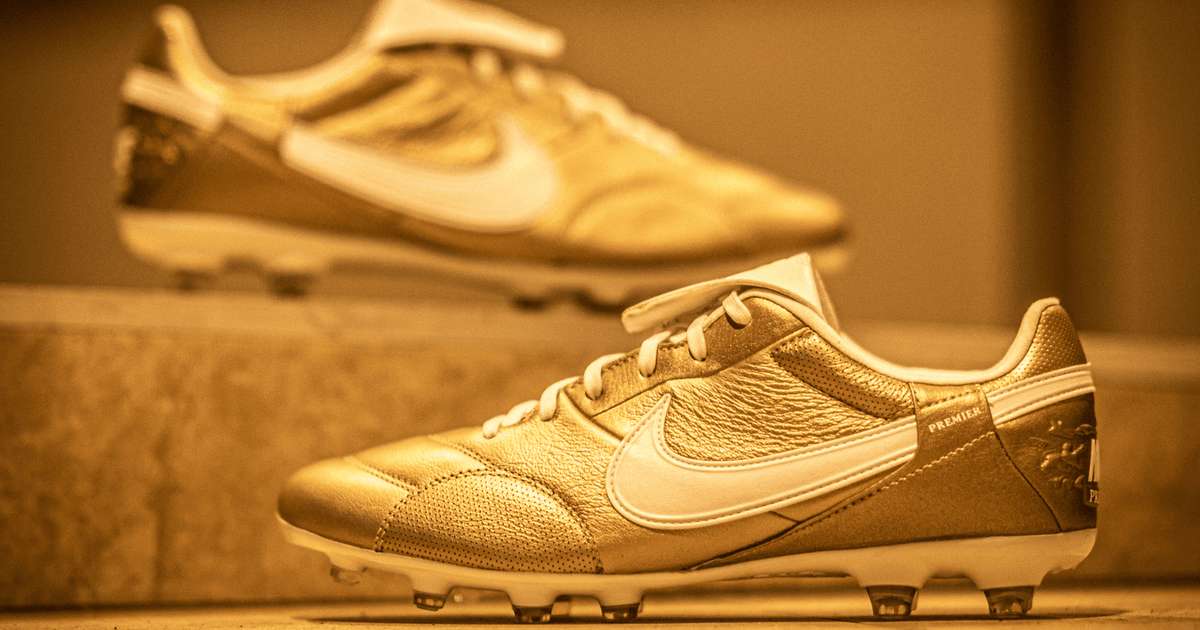Nike Premier III Gold White Ultra Football