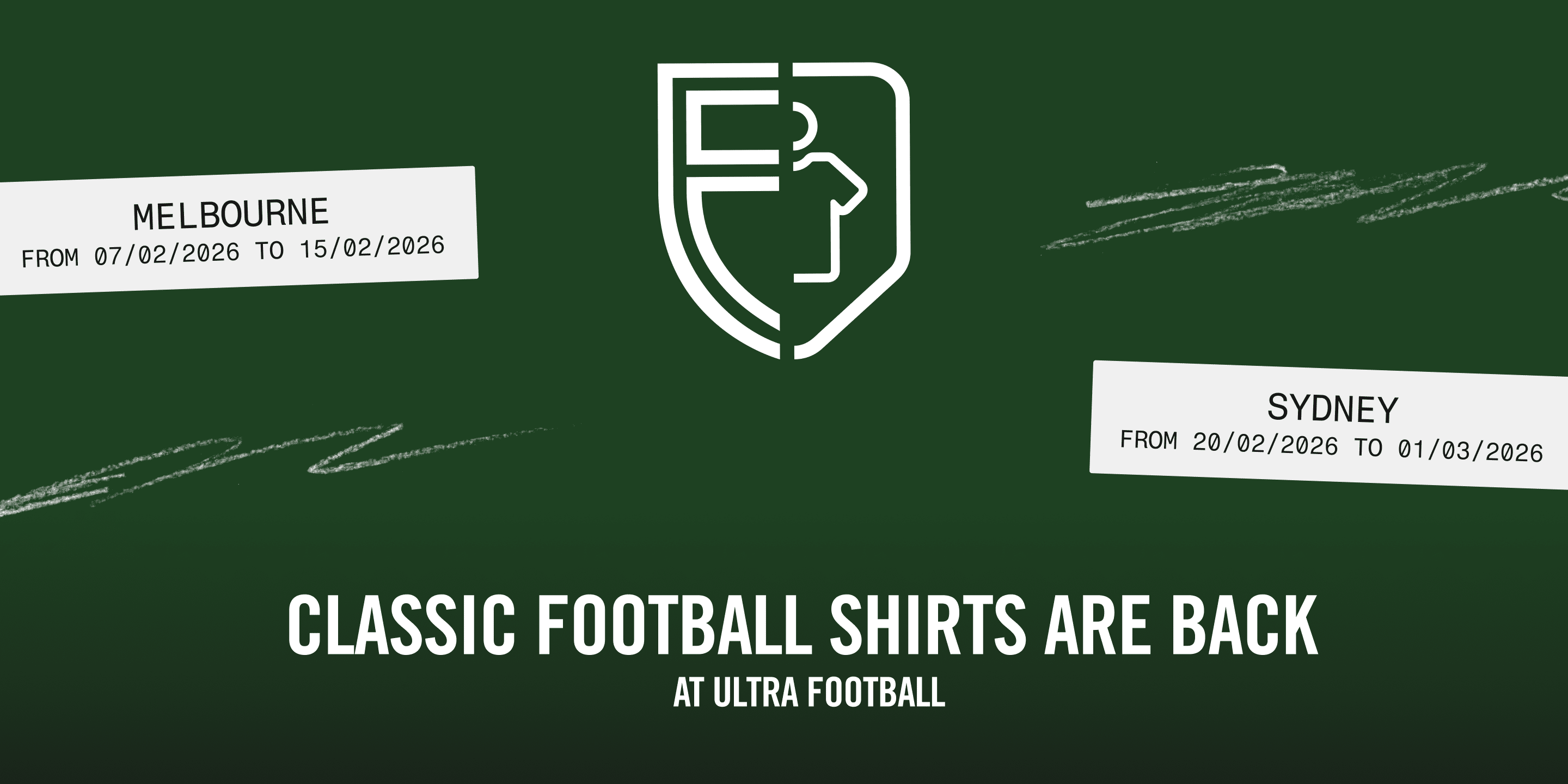 Classic Football Shirts Are Back at Ultra Football for a Limited Time