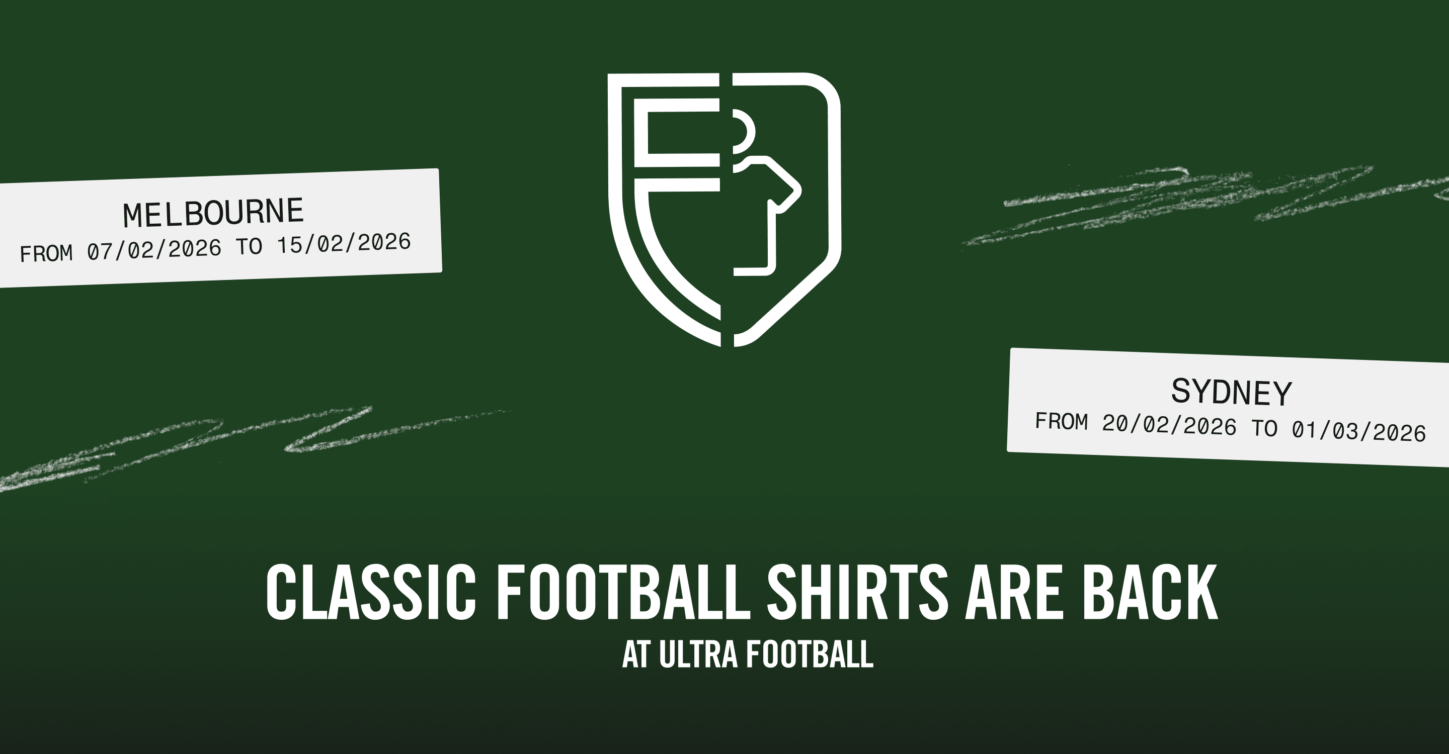 Classic Football Shirts Are Back at Ultra Football for a Limited Time