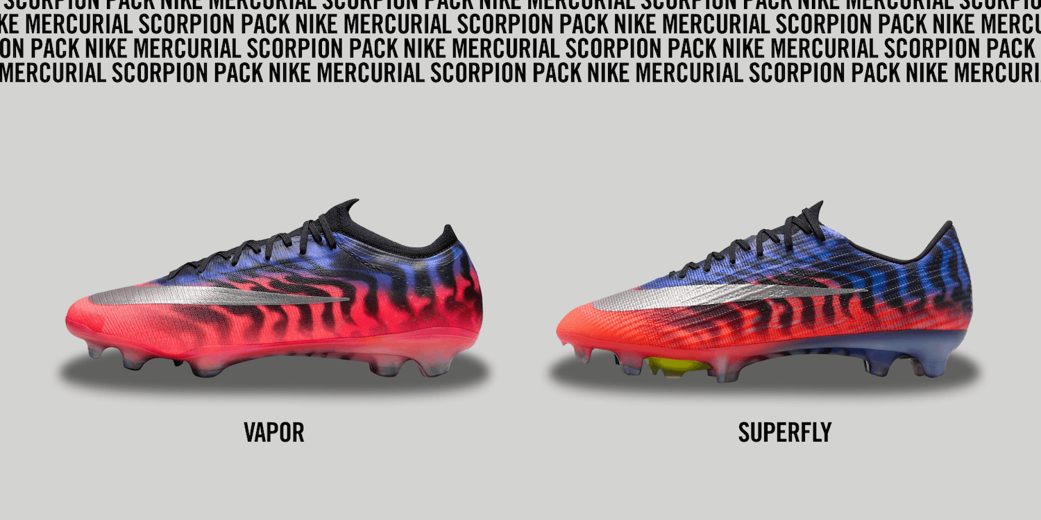 Nike Mercurial Scorpion Pack: Vapor 17 and Superfly 11 Bring Back Secret Tournament Energy