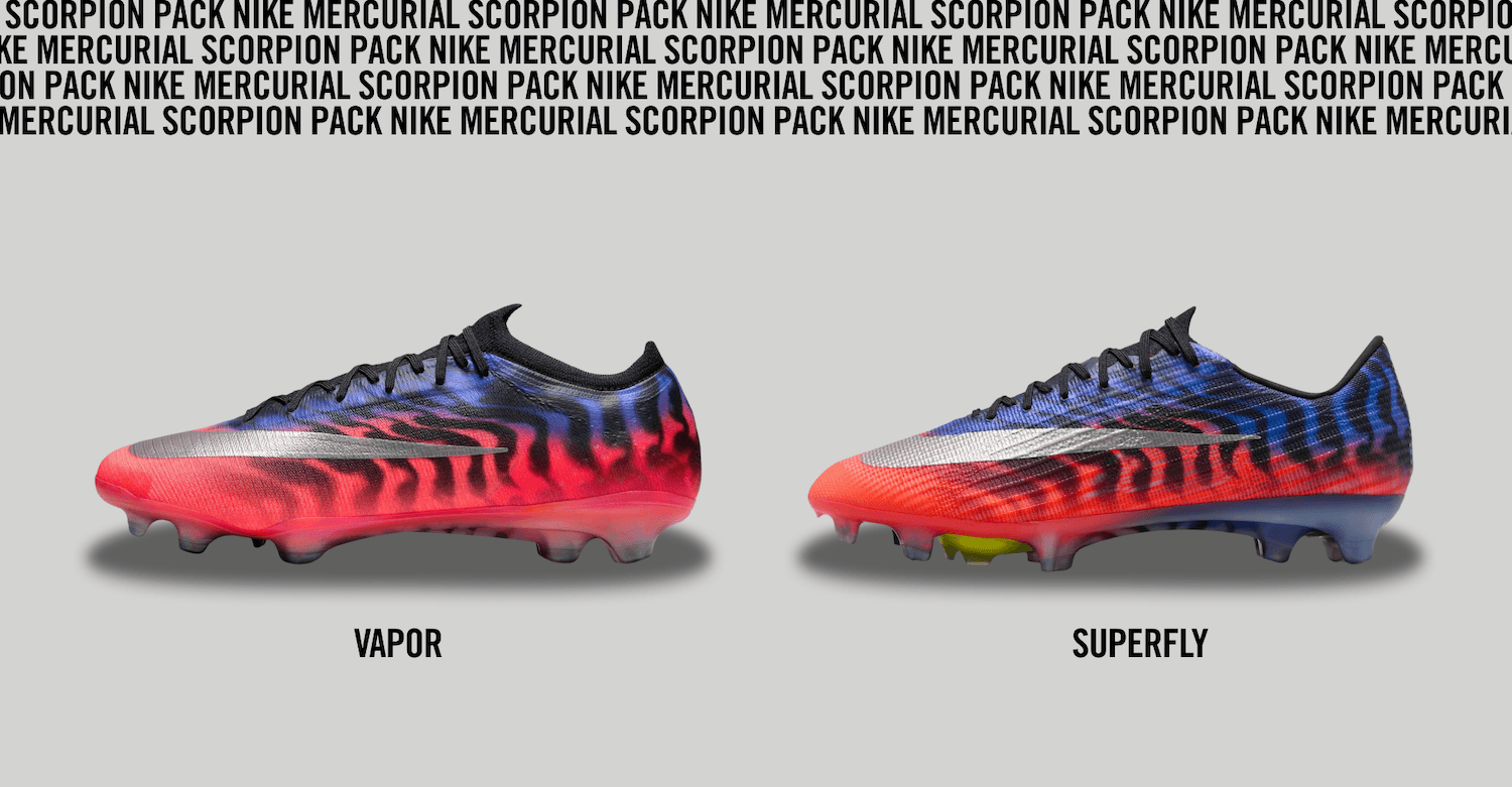 Nike Mercurial Scorpion Pack: Vapor 17 and Superfly 11 Bring Back Secret Tournament Energy