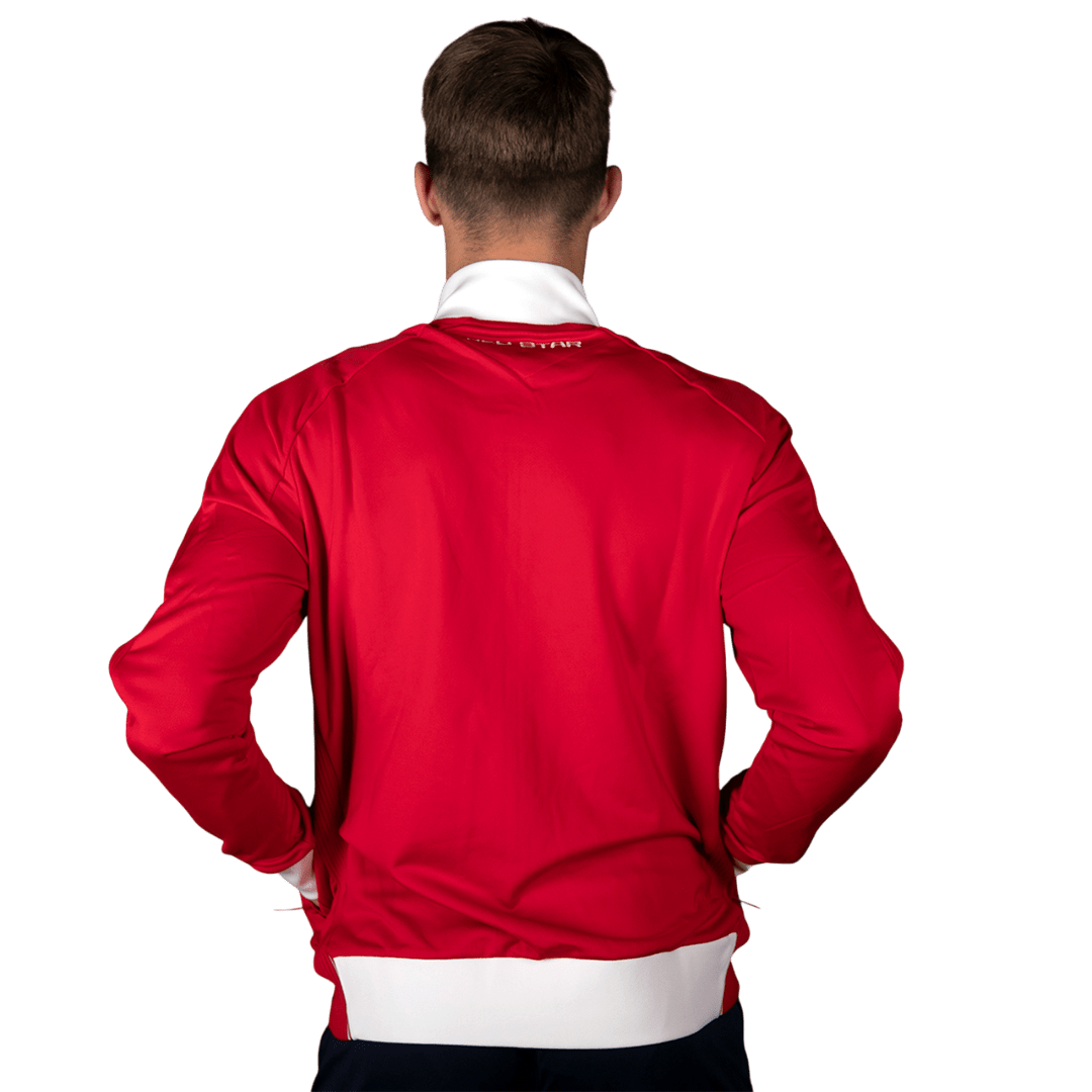 Red Star Belgrade 25/26 Anthem Jacket (400106780001) Apparel Macron