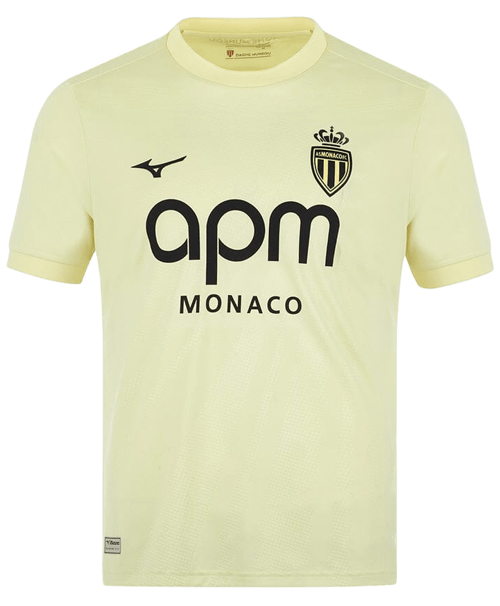 AS Monaco 25/26 Third Jersey (P2GACX7948) Apparel Mizuno