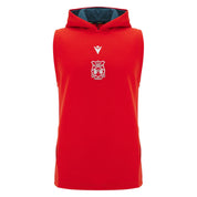 Wrexham AFC 25/26 Sleeveless Hoodie (700128980001) Apparel Macron