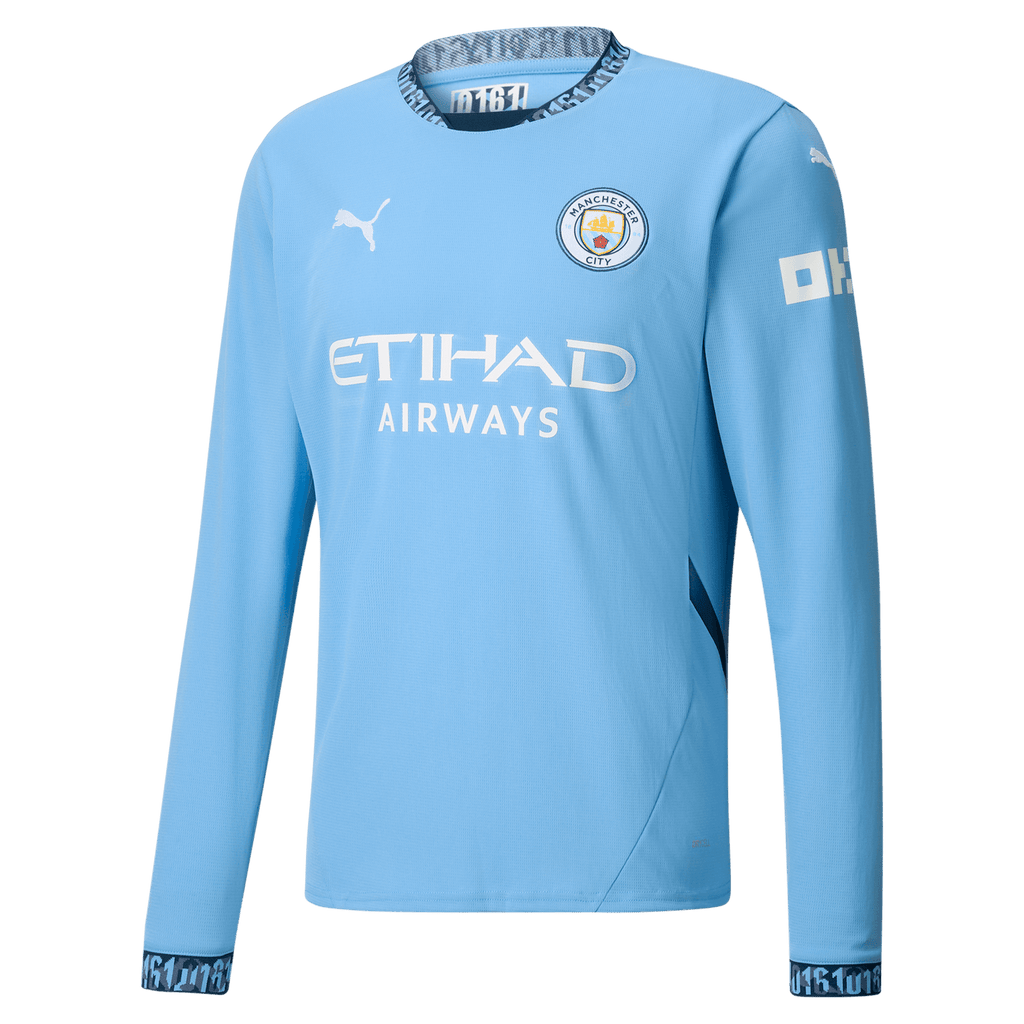 Manchester City 24/25 Long Sleeve Home Jersey (77507601)