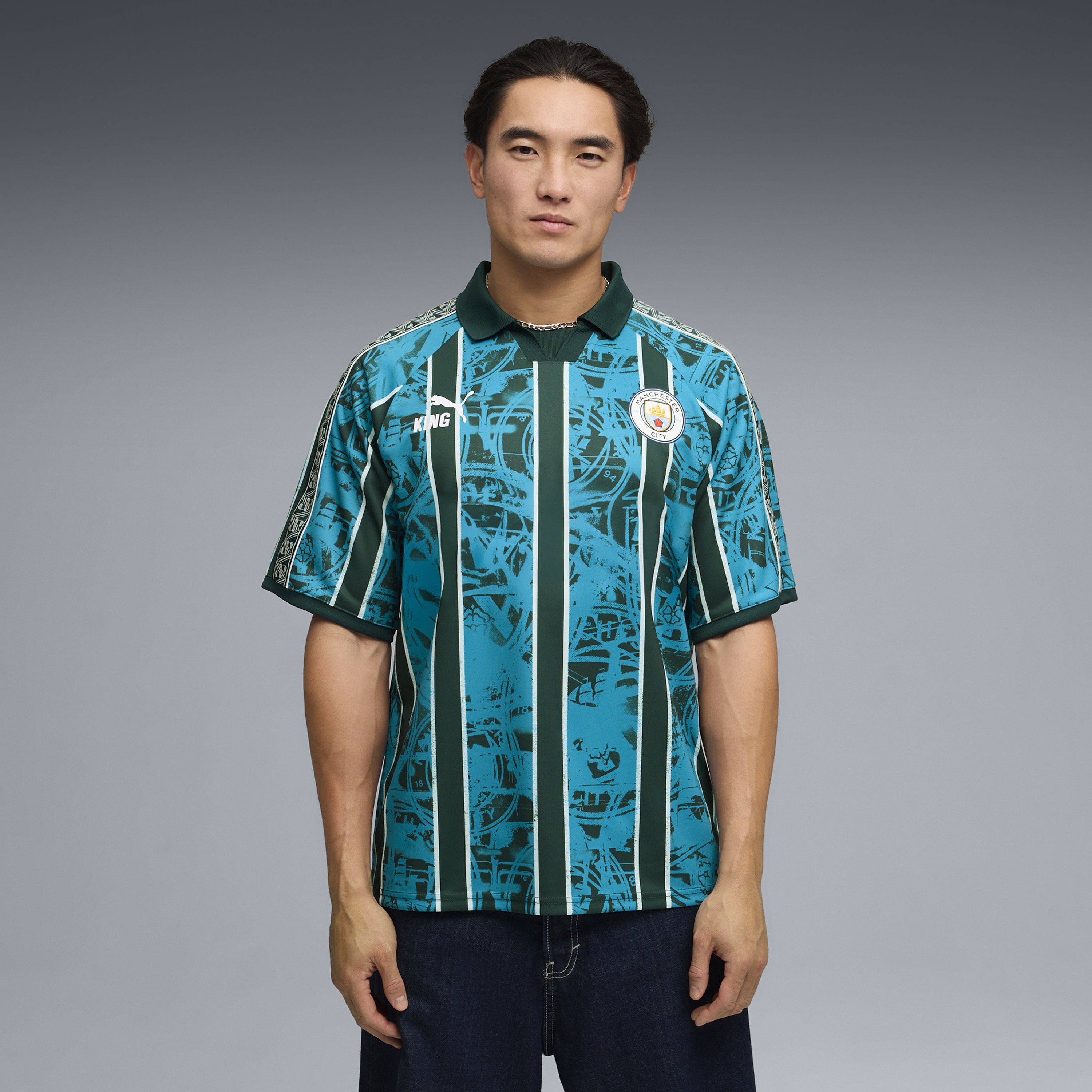 Manchester City King Retro Jersey (78587816)