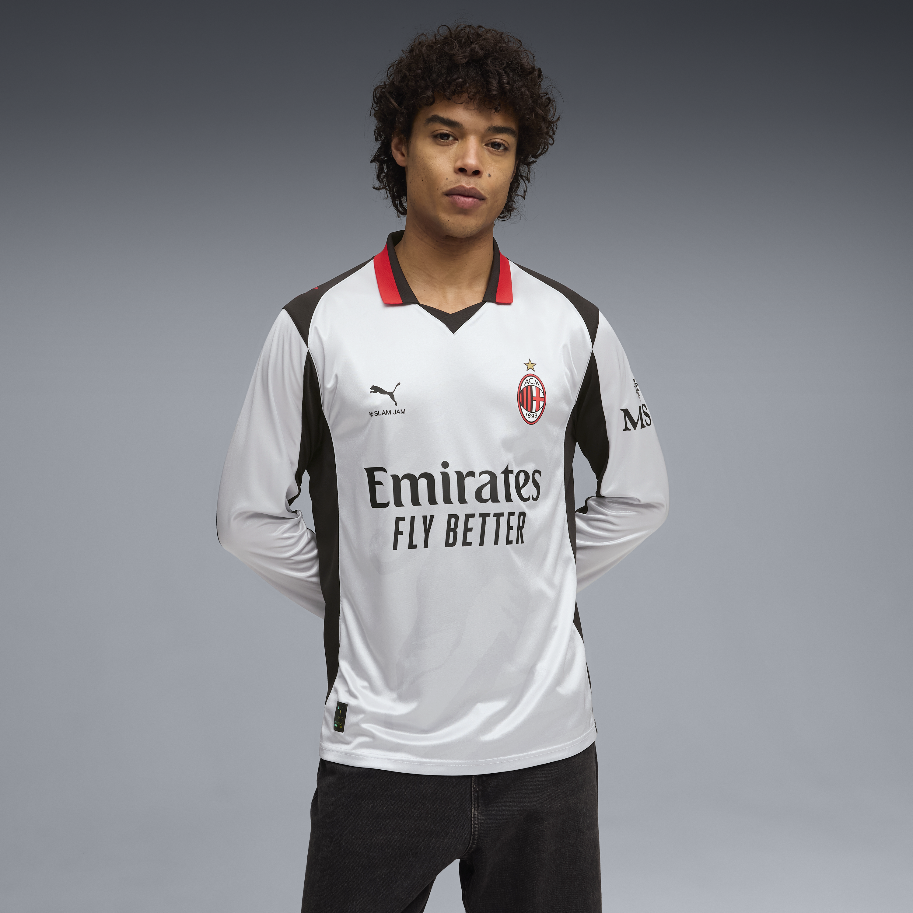 AC Milan x Slam Jam Long Sleeve Jersey (78763701)