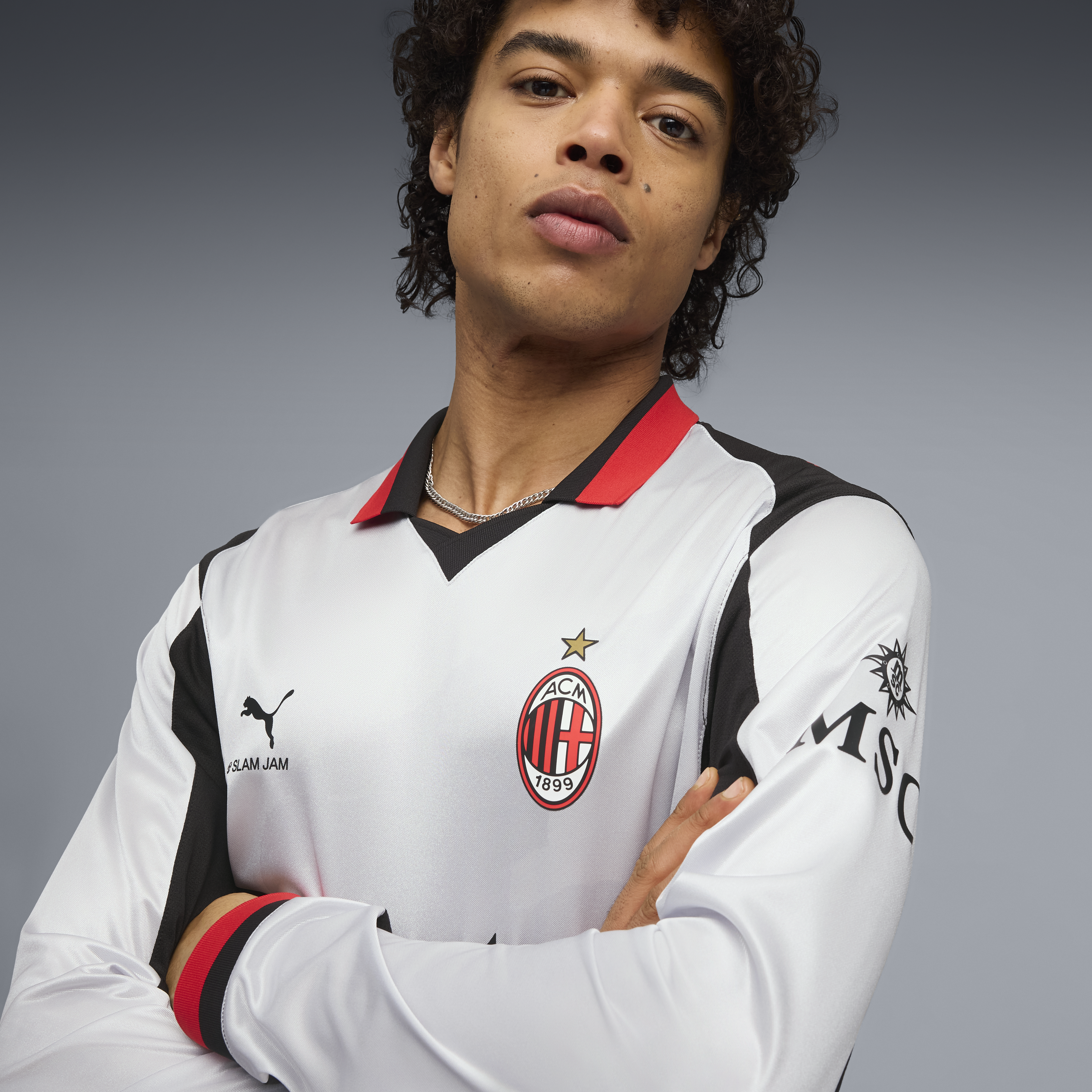 AC Milan x Slam Jam Long Sleeve Jersey (78763701)