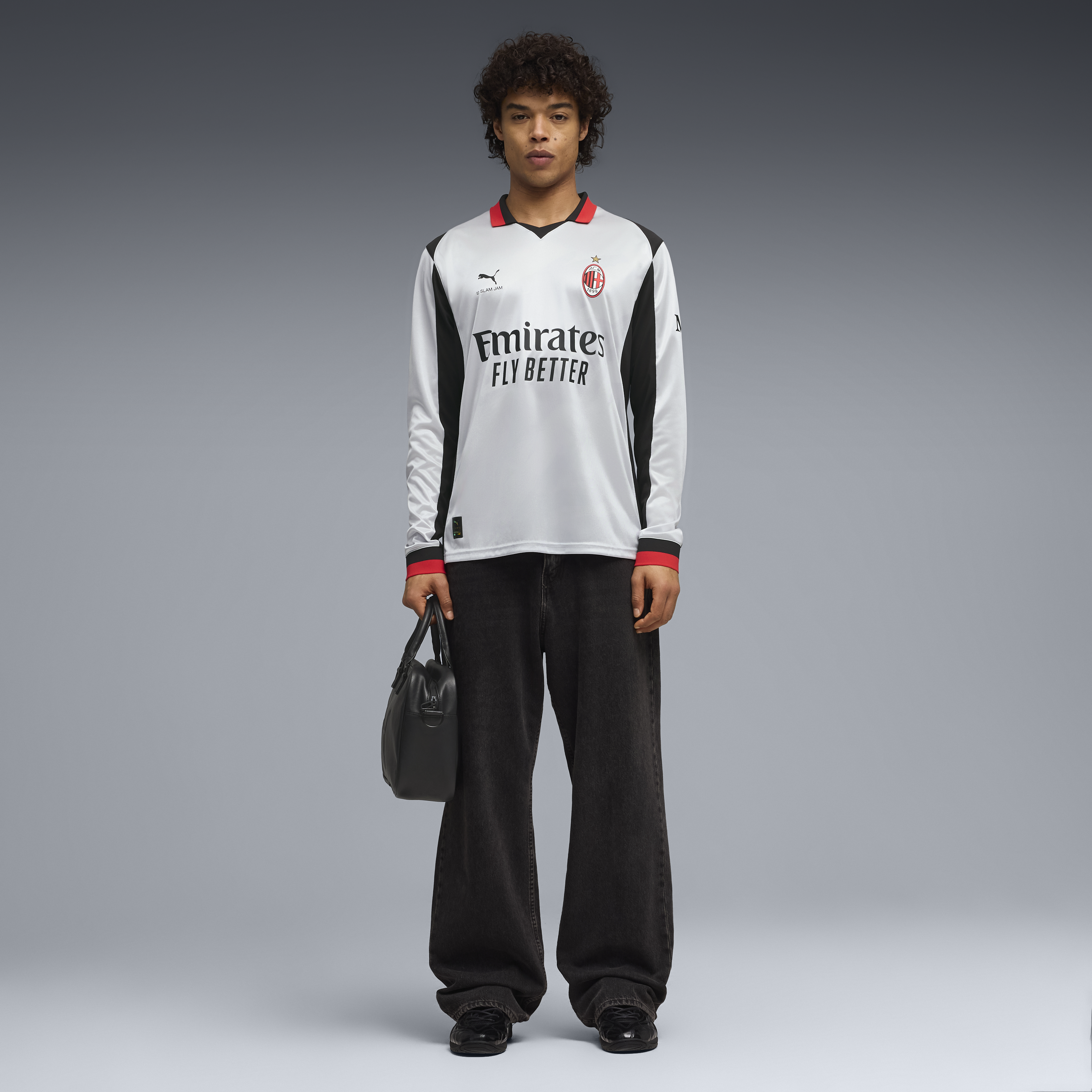 AC Milan x Slam Jam Long Sleeve Jersey (78763701)