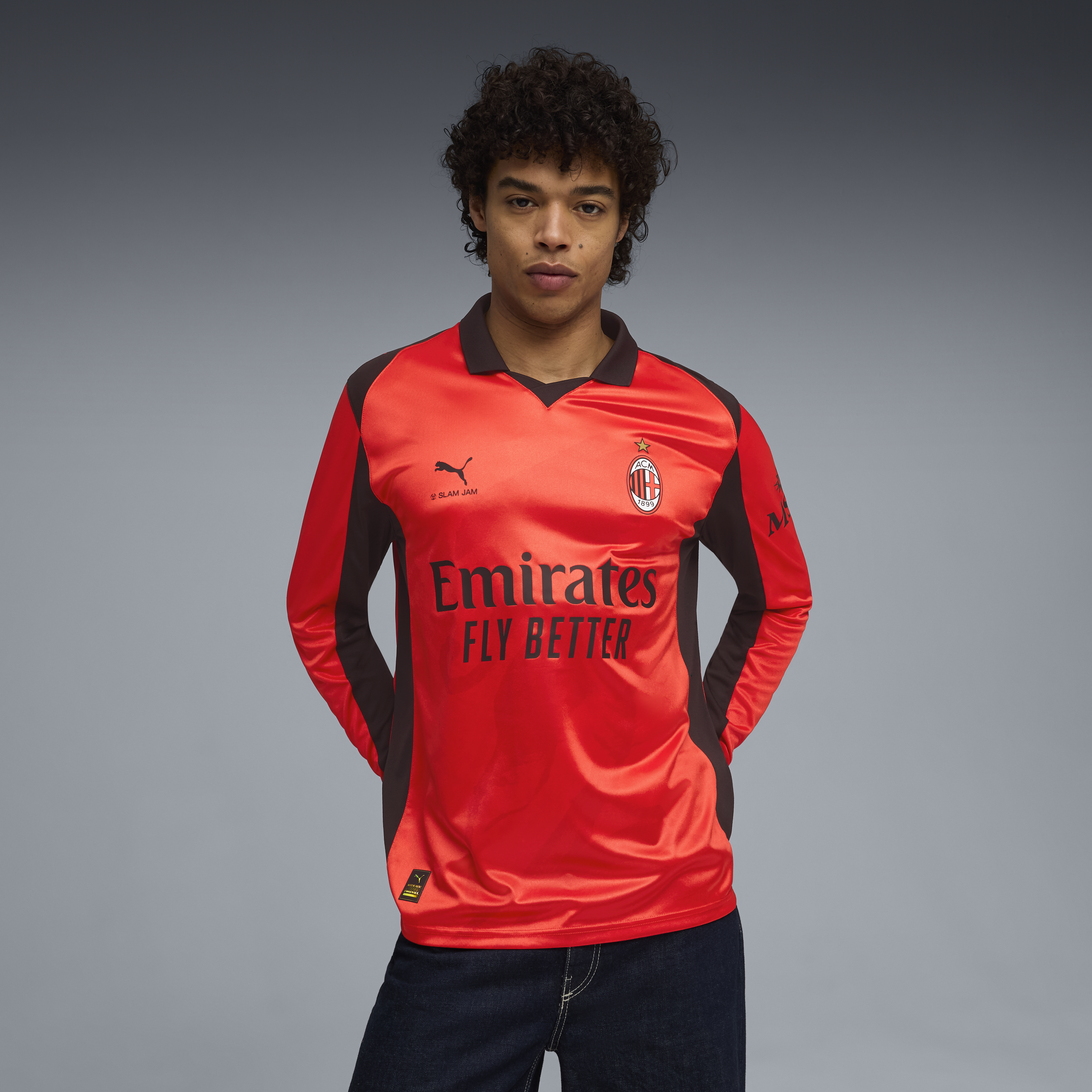 AC Milan x Slam Jam Long Sleeve Jersey (78763702)