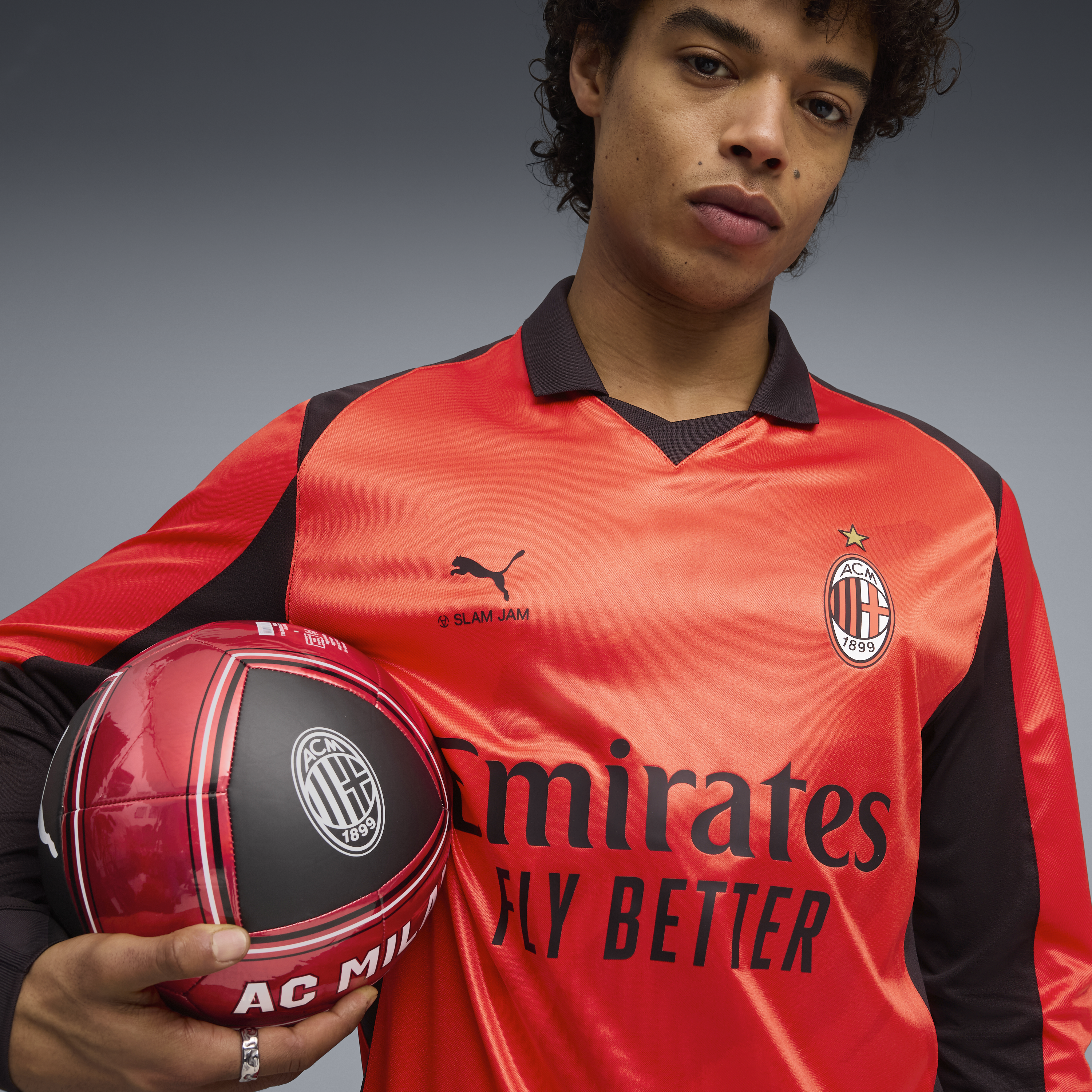 AC Milan x Slam Jam Long Sleeve Jersey (78763702)