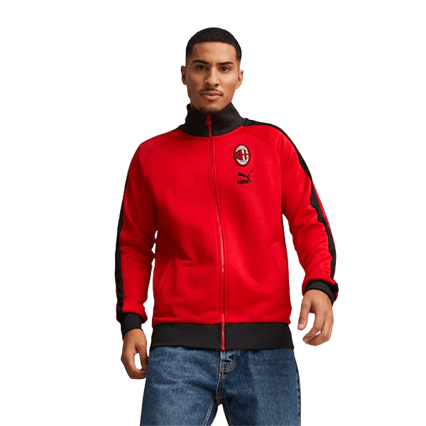 AC Milan Football Heritage T7 Track Jacket | Ultra Football