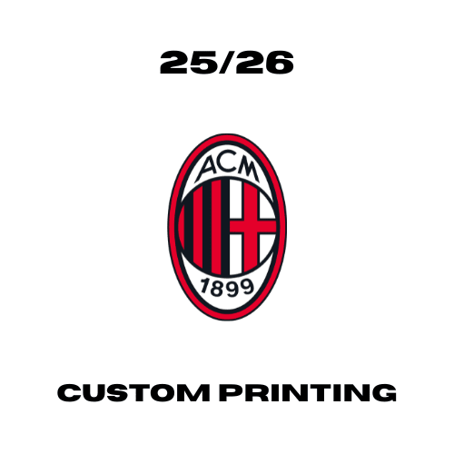 AC Milan 25/26 - Custom Printing