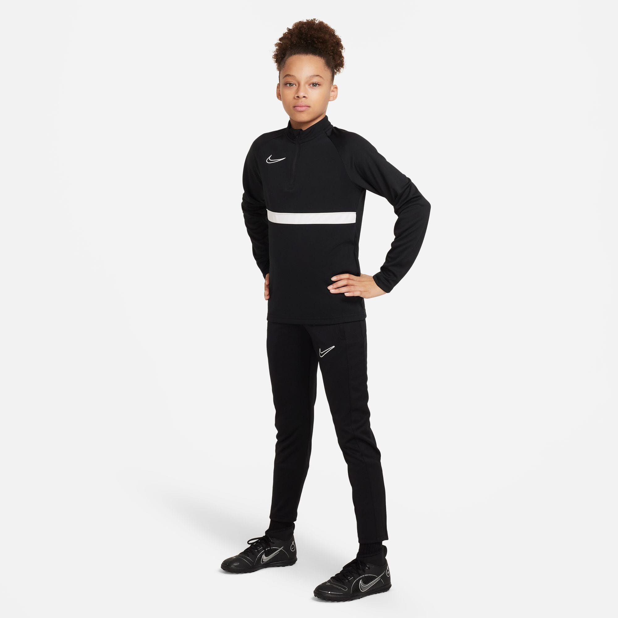 Nike Dri-FIT Academy Big Kids' Knit Soccer Pants (DR1676-010) Apparel Nike