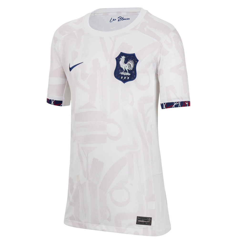 France FF 2023 Stadium Away Youth Jersey (DR4033-100)