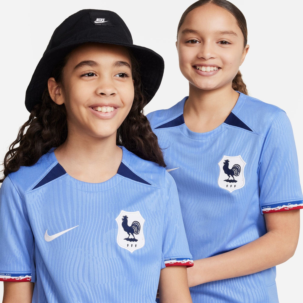 France FF 2023 Stadium Home Youth Jersey (DR4034-450)