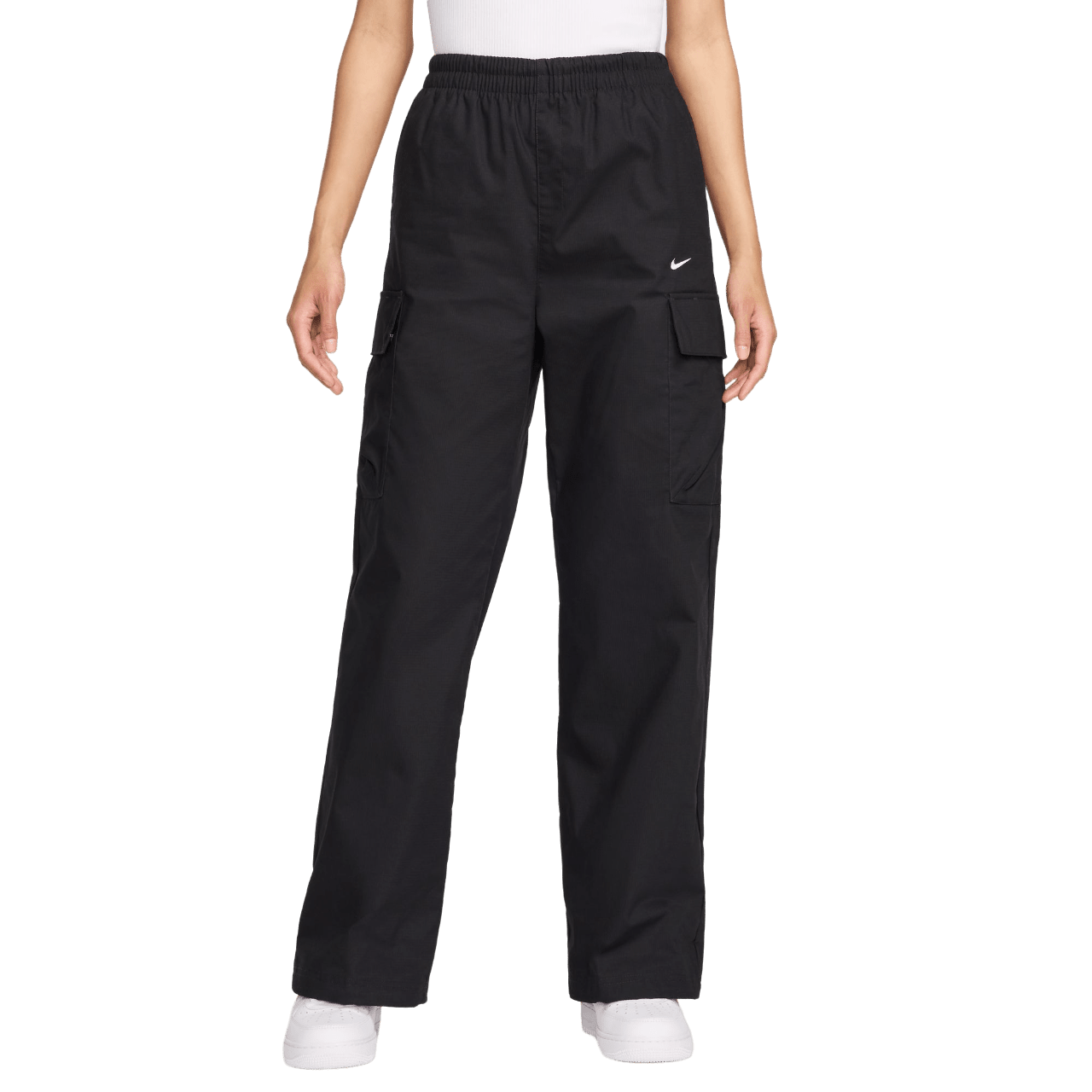 Women's Mid-Rise Woven Cargo Pants (FV7643-010) Lifestyle Pants Nike