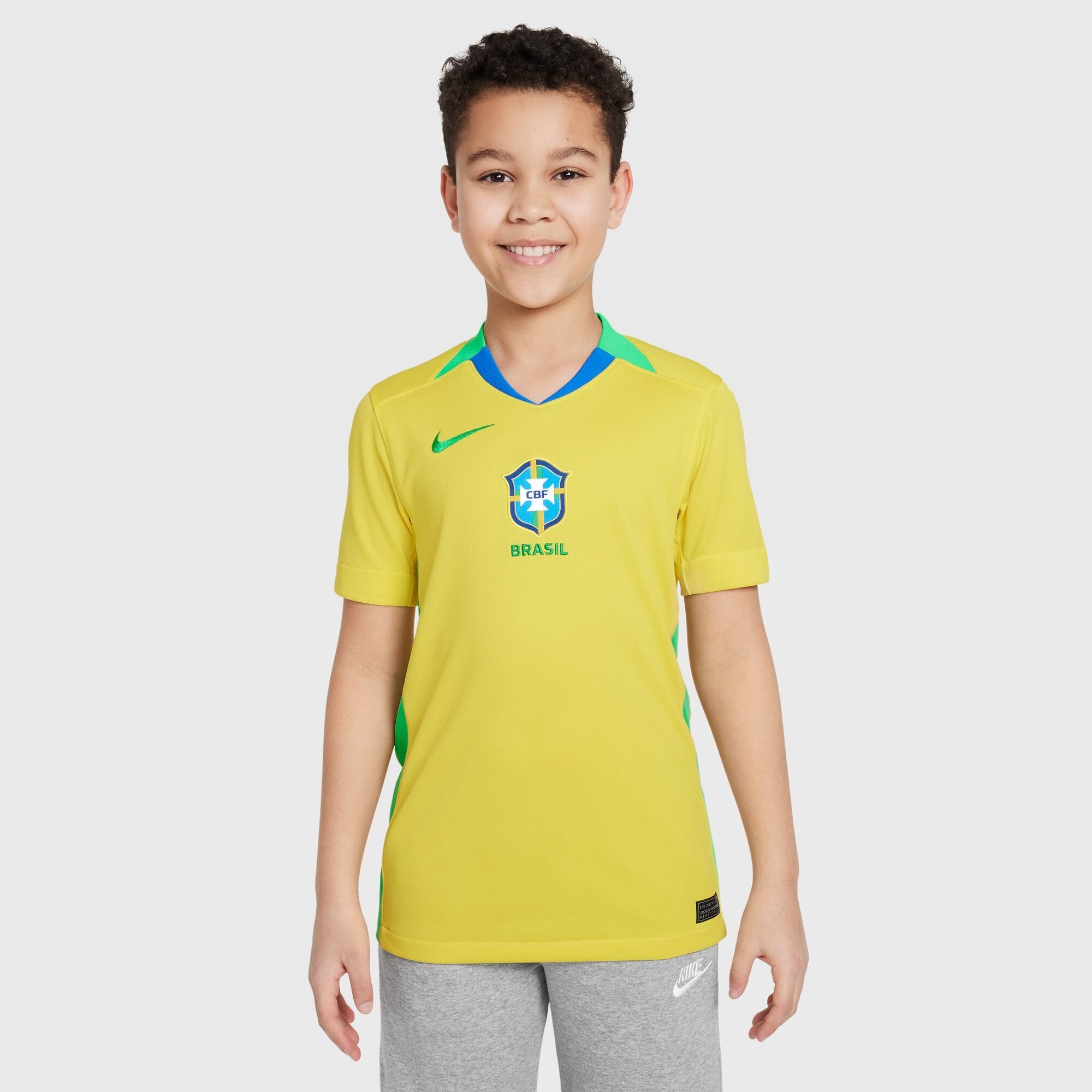 Brazil 2025 Home Youth Jersey - Women's Team ( FZ9194-718) Apparel Nike