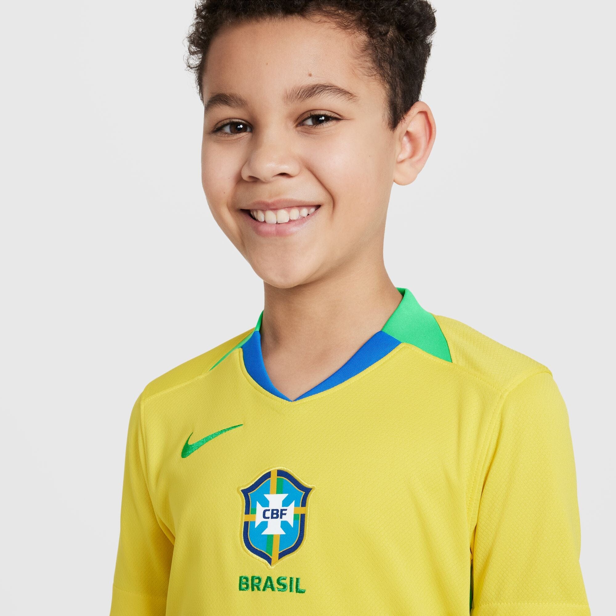 Brazil 2025 Home Youth Jersey - Women's Team ( FZ9194-718) Apparel Nike