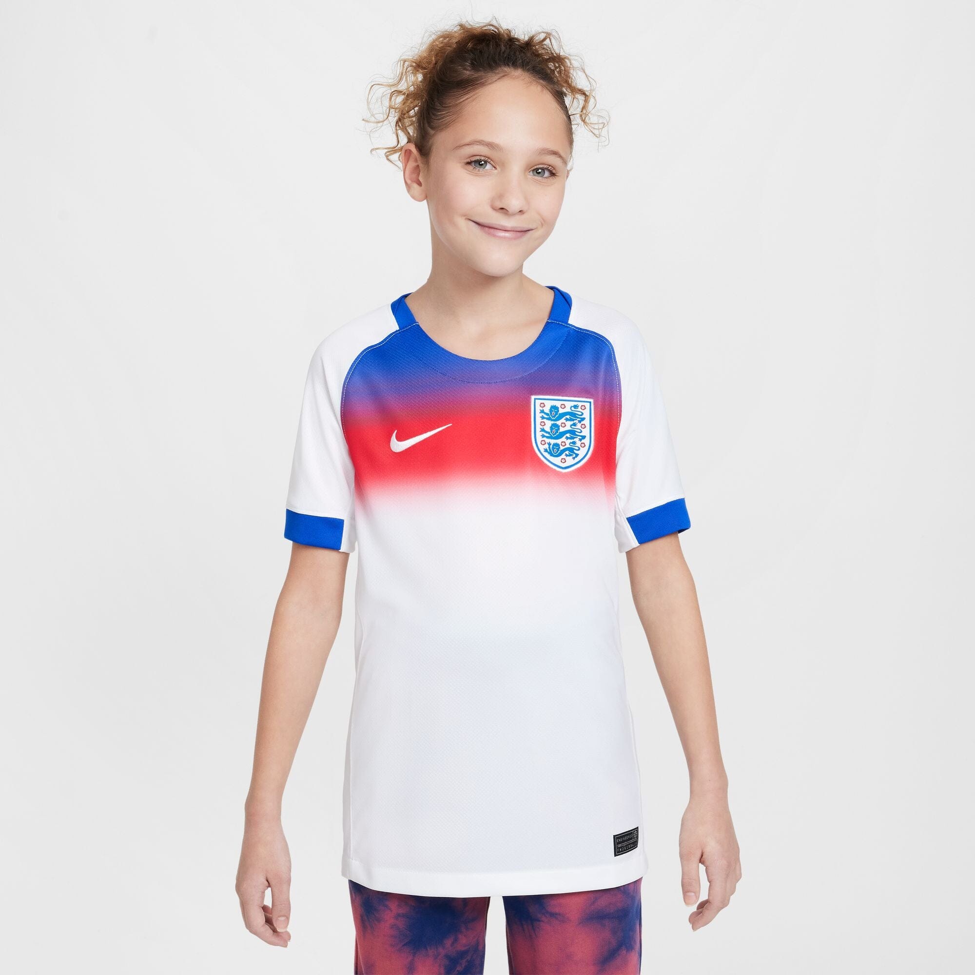 England 2025 Home Youth Jersey - Women's Team (FZ9197-405) Apparel Nike