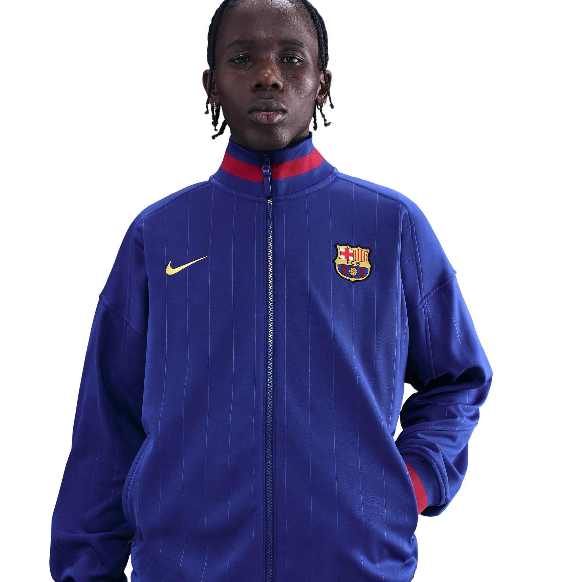FC Barcelona 25/26 Home Academy Pro Anthem Jacket (HJ6374-455) Apparel Nike