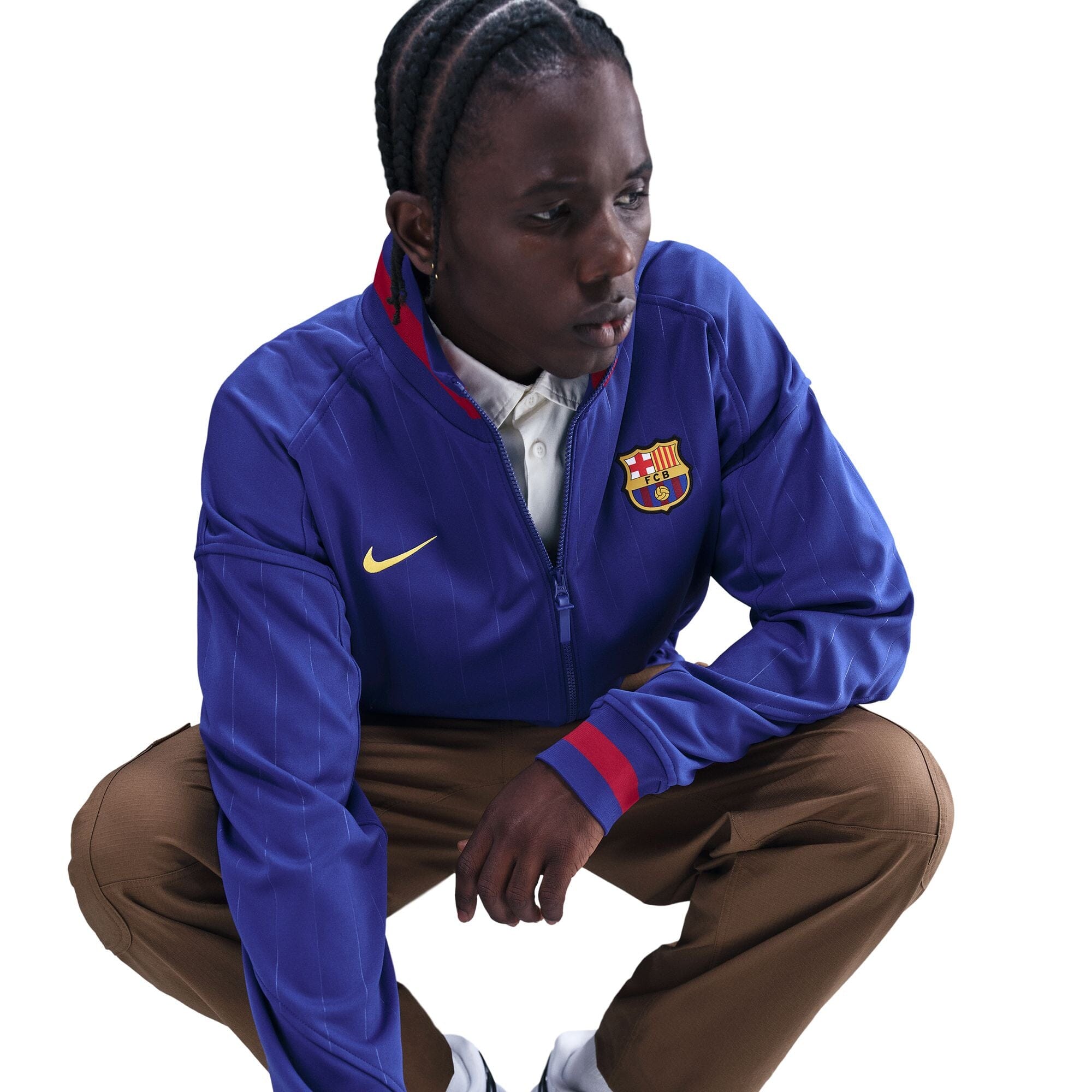FC Barcelona 25/26 Home Academy Pro Anthem Jacket (HJ6374-455) Apparel Nike