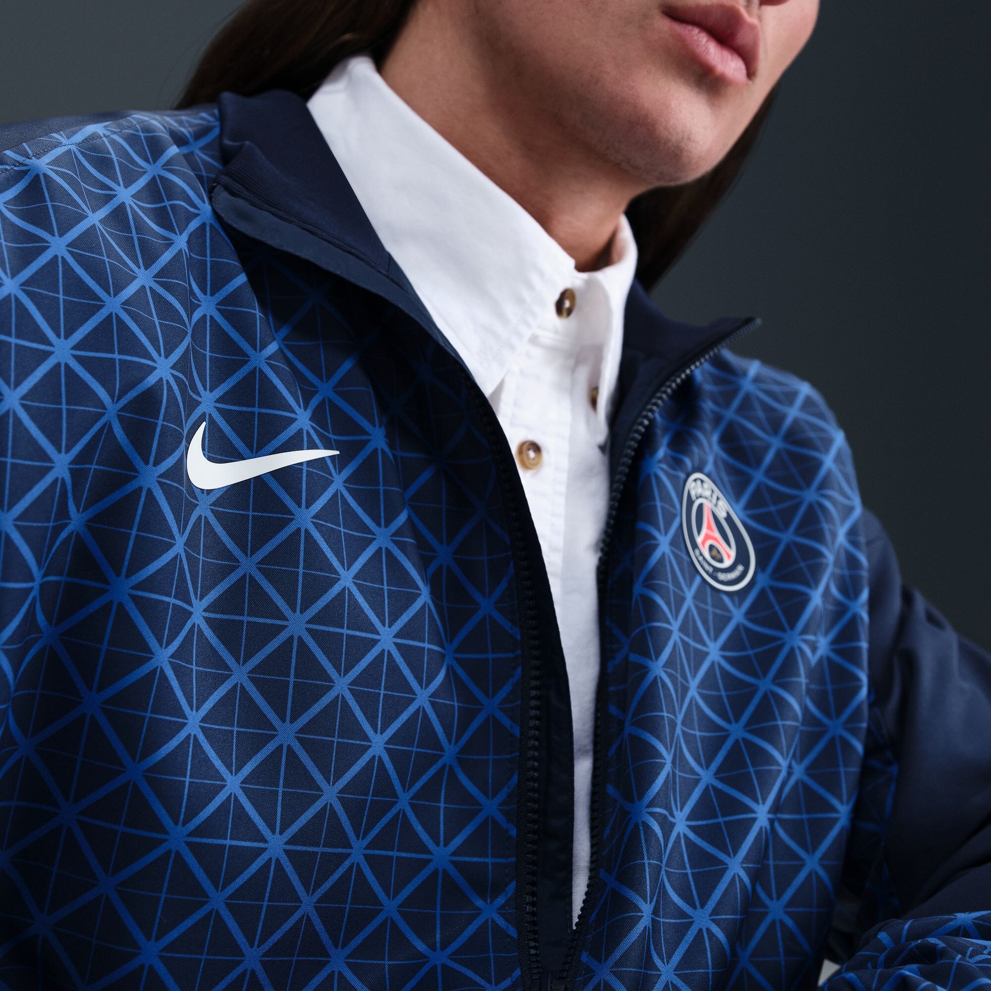 Paris Saint-Germain Strike Home Anthem Jacket (HJ6399-410) Apparel Nike