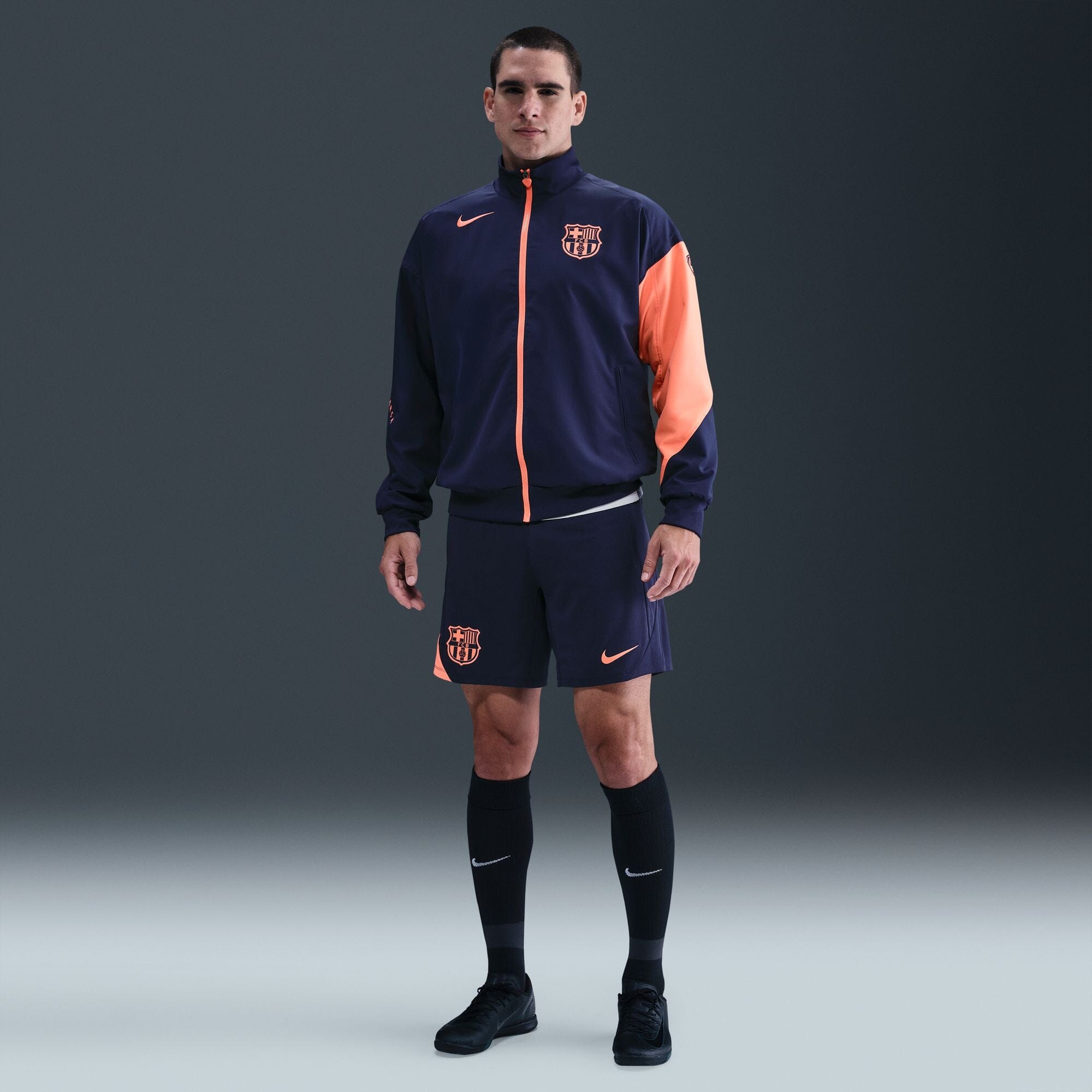 FC Barcelona Men's Total 90 Anthem Jacket (HM3334-410) Apparel Nike