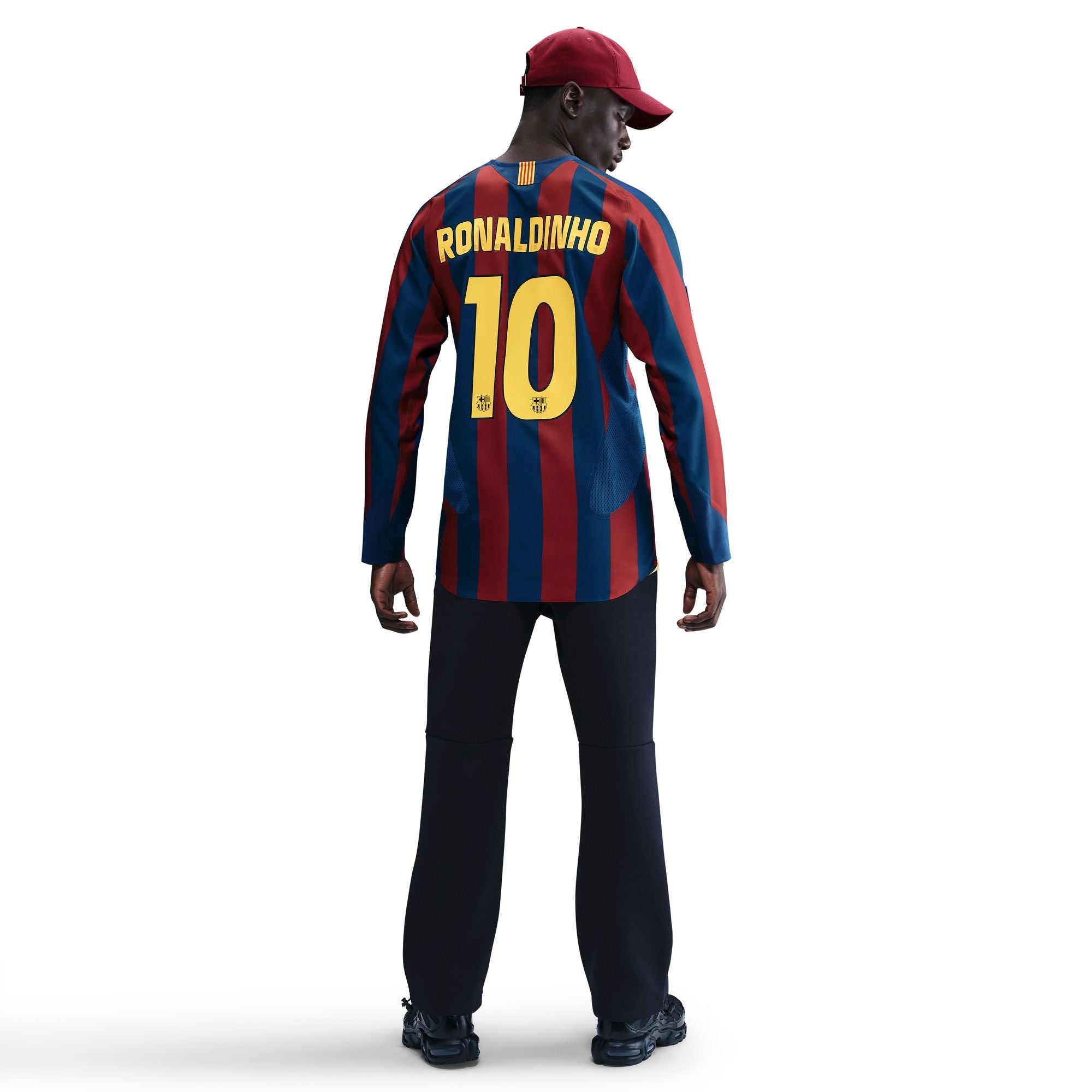 Barcelona 2005/2006 Home Long Sleeve Jersey #Ronaldinho10 - Special Edition (HQ1462-471)