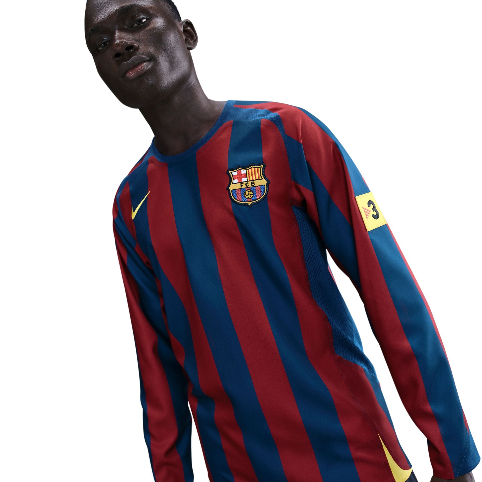 Barcelona 2005/2006 Home Long Sleeve Jersey #Ronaldinho10 - Special Edition (HQ1462-471)