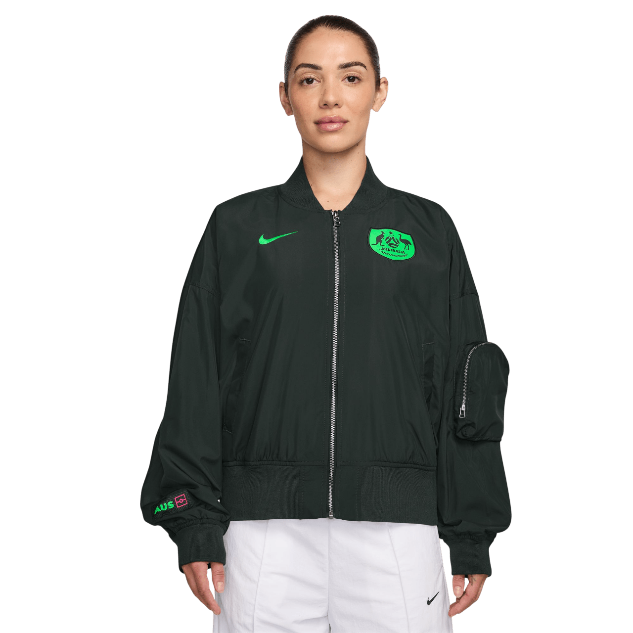 Australia Women's Oversized Bomber (HQ2513-321) Apparel Nike
