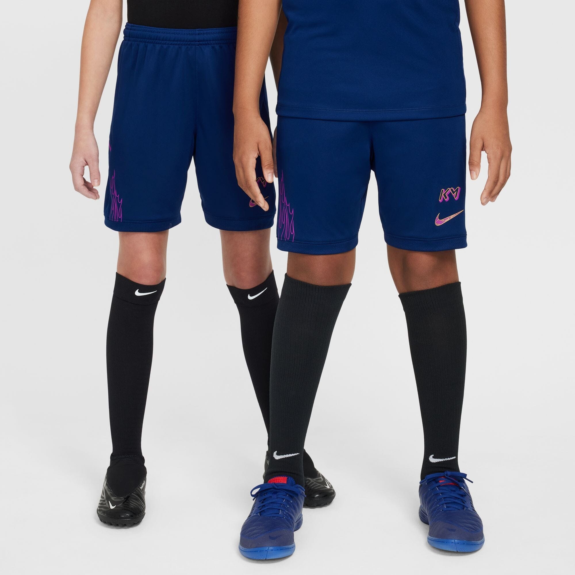 Big Kids' Dri-Fit Kylian Mbappe Soccer Shorts (HQ3687-492) Apparel Nike