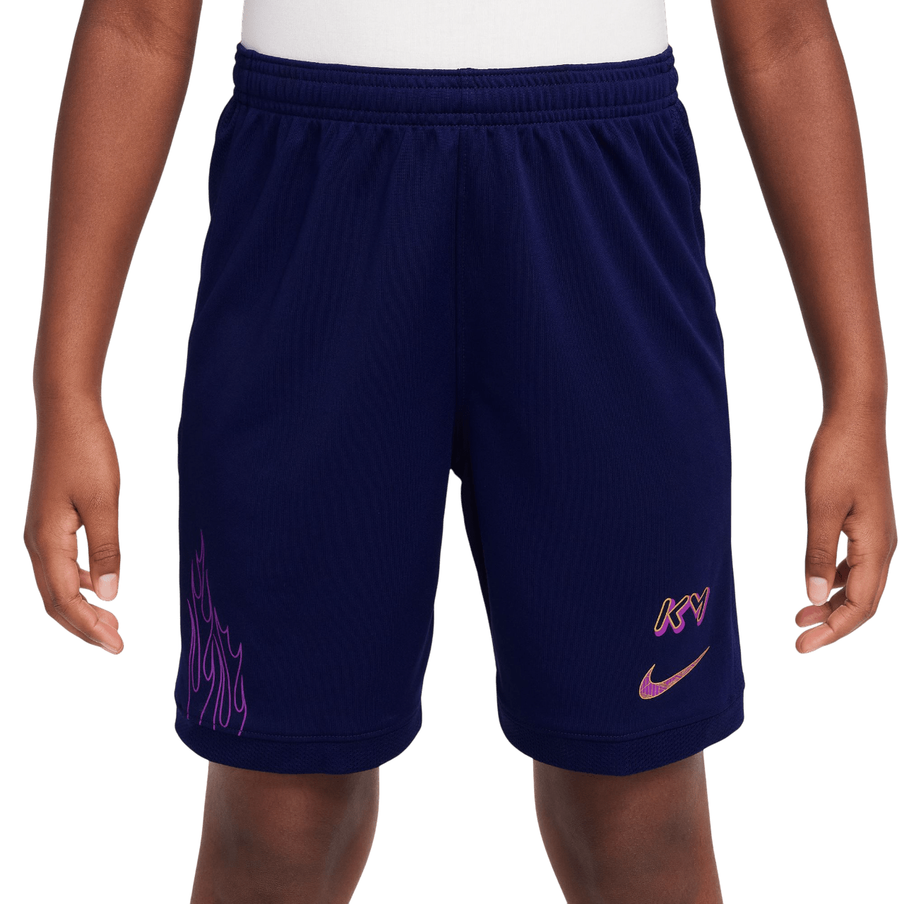 Big Kids' Dri-Fit Kylian Mbappe Soccer Shorts (HQ3687-492) Apparel Nike