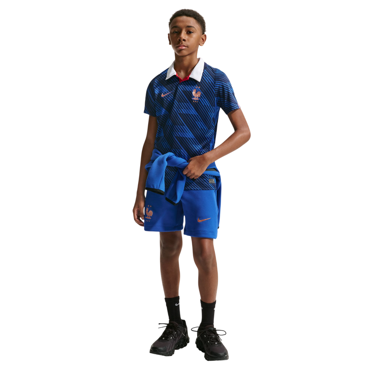 France 26/27 Home Youth Jersey (IB5129-480)