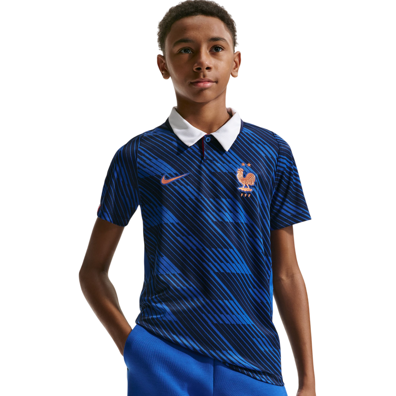 France 26/27 Home Youth Jersey (IB5129-480)