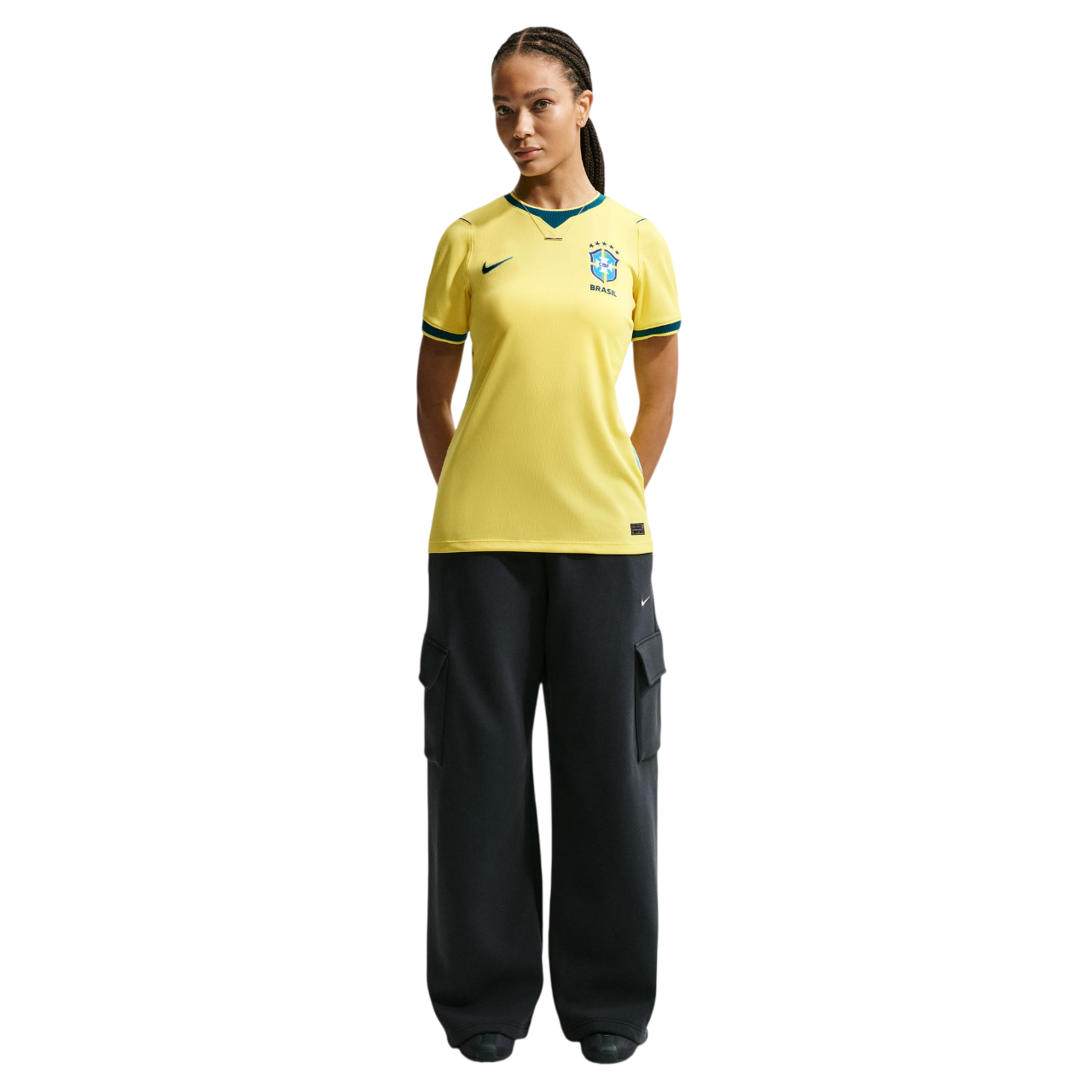 Brazil 26/27 Home Women's Jersey (IB5280-724)